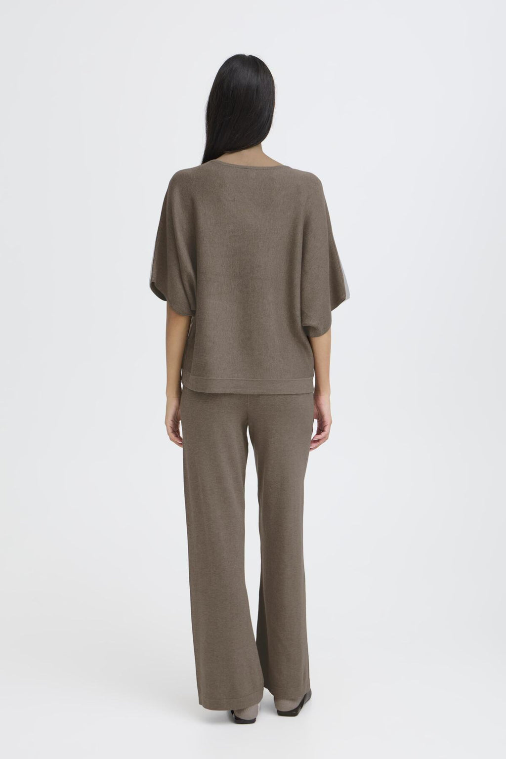 B.young Bymmorla v-neck short sleeve top-b.young-White finn