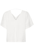B.young BYFALAKKA V-neck Blouse-Tops-White finn