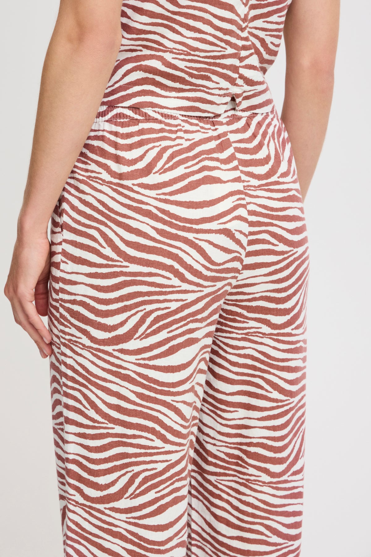 B.young BYFALAKKA Trouser-Trousers-White finn