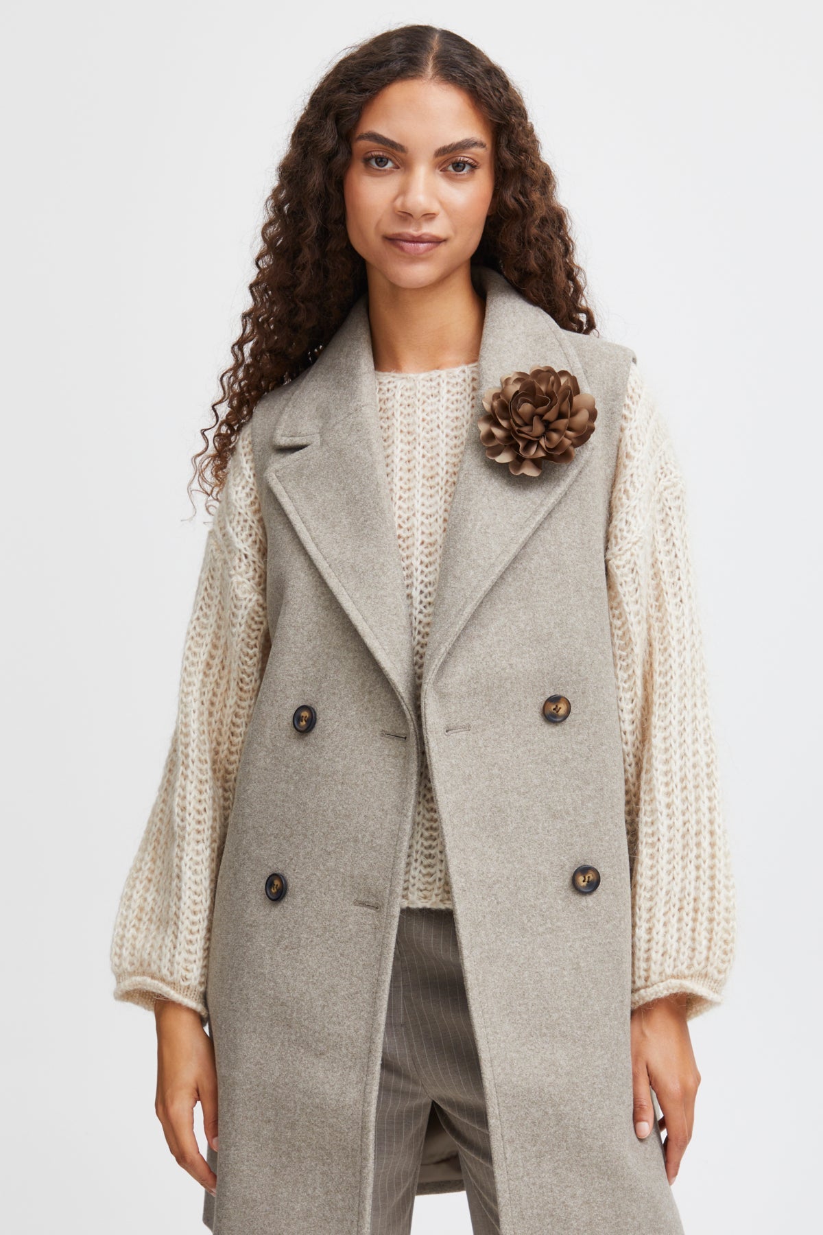 B.young Velse Flower-Accessories-White finn