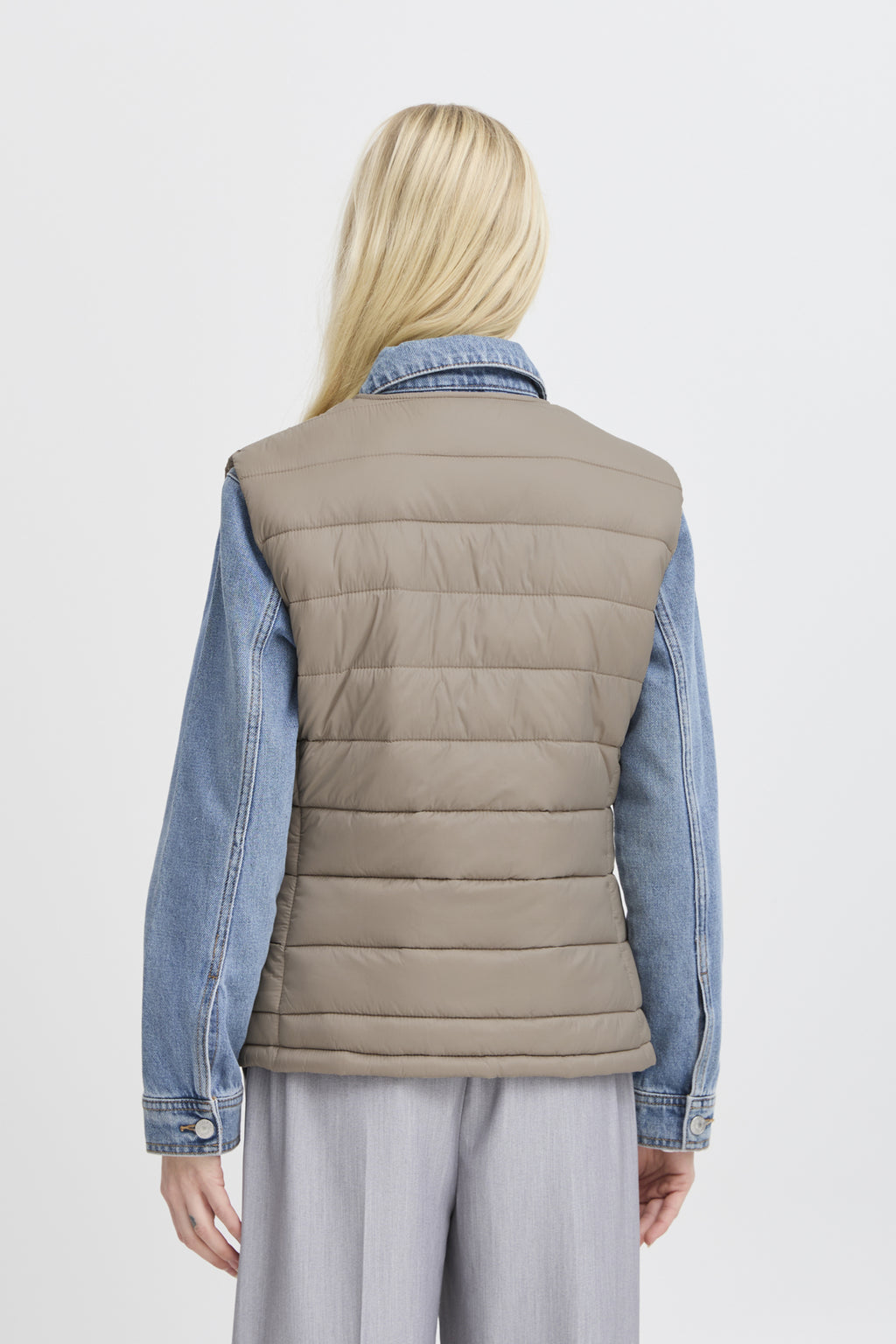 B.Young BYBERTA Waistcoat-White finn