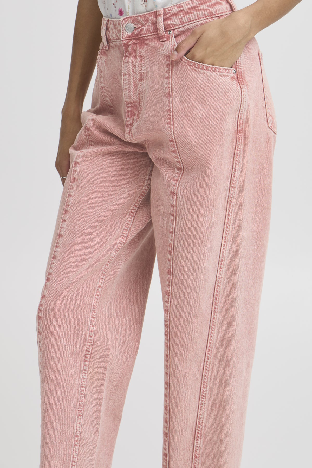 B.young BYKAJAO Jeans-Trouser-White finn