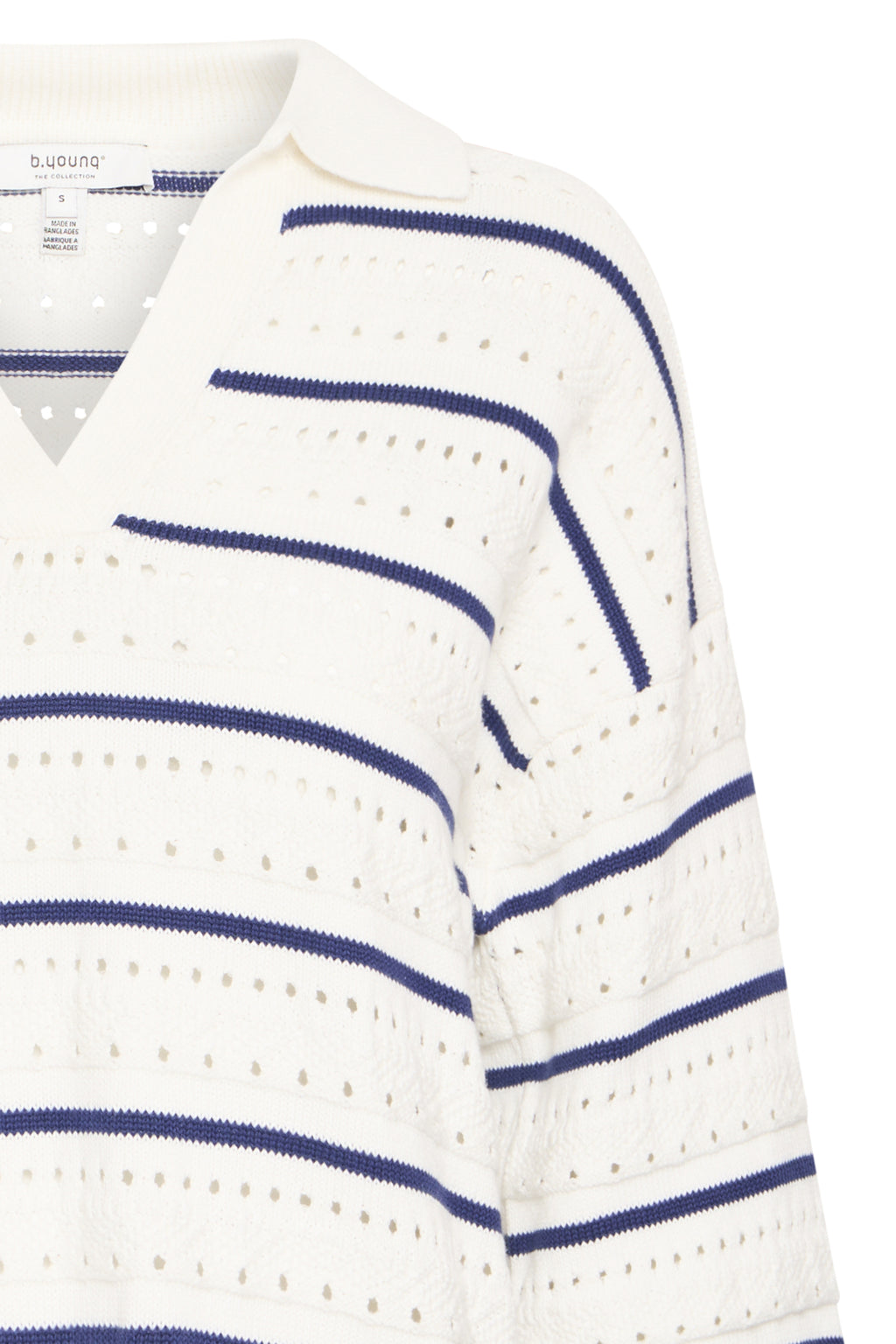 B .young BYMADELENA Jumper-White finn