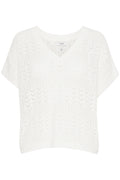 B.young BYMALIE Jumper-Knitwear-White finn