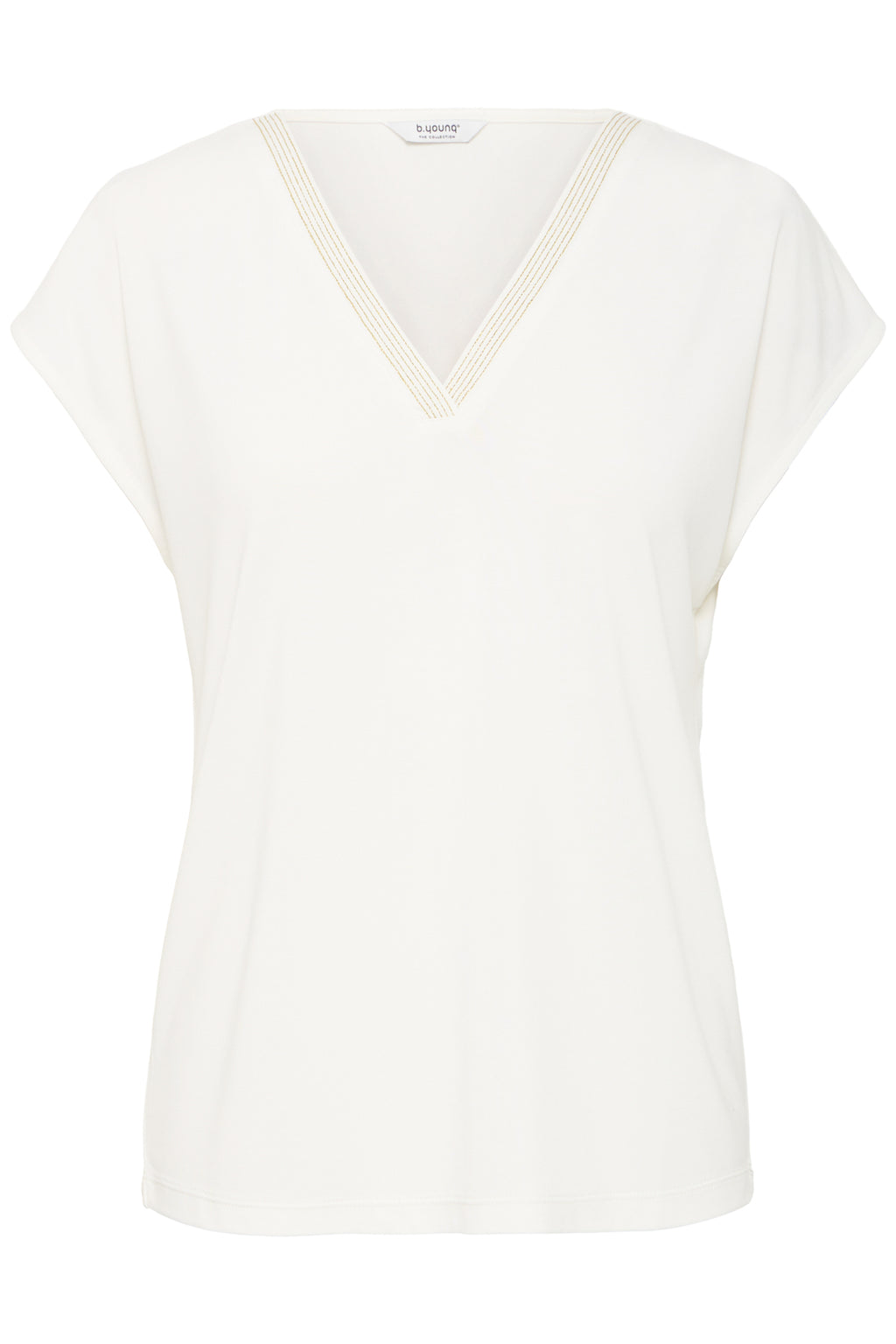 B.young BYPERL Tshirt-White finn