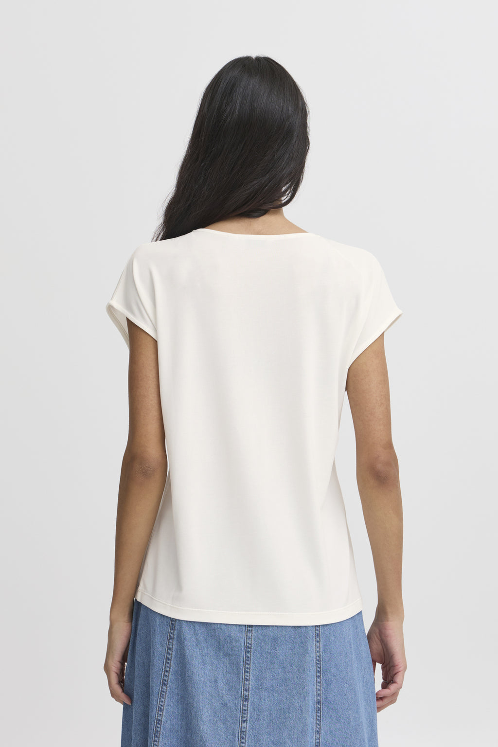 B.young BYPERL Tshirt-White finn