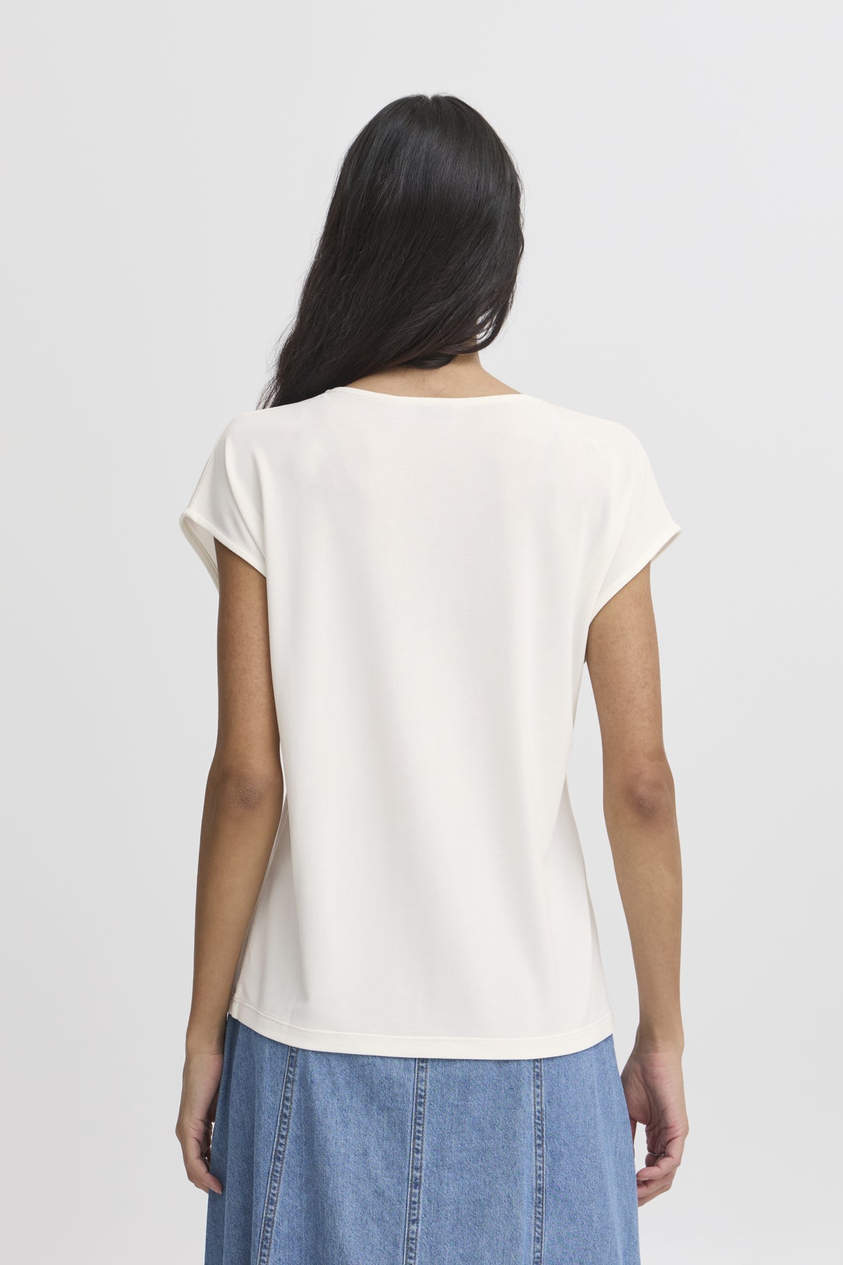 B.young BYPERL Tshirt-White finn