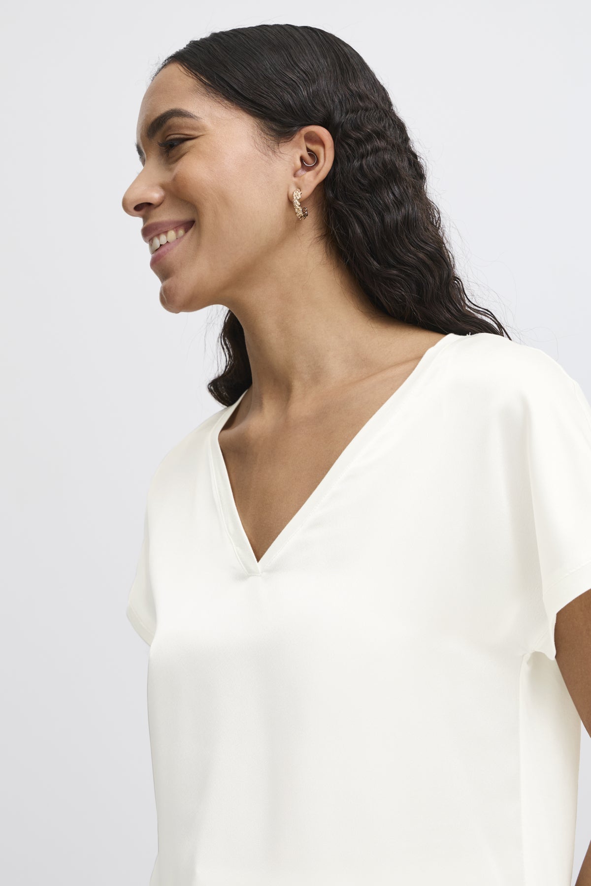 B.young BYSELITA Tshirt-Tops-White finn