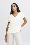 B.young BYSELITA Tshirt-Tops-White finn