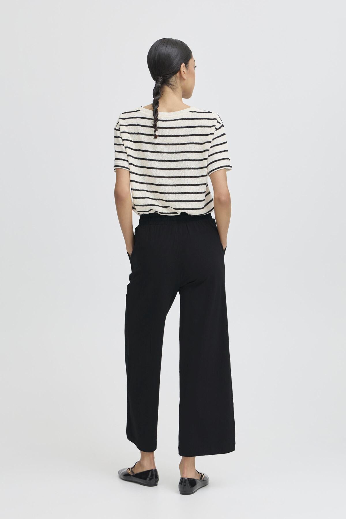 B young BYPANDINNA Trousers-Trouser-White finn