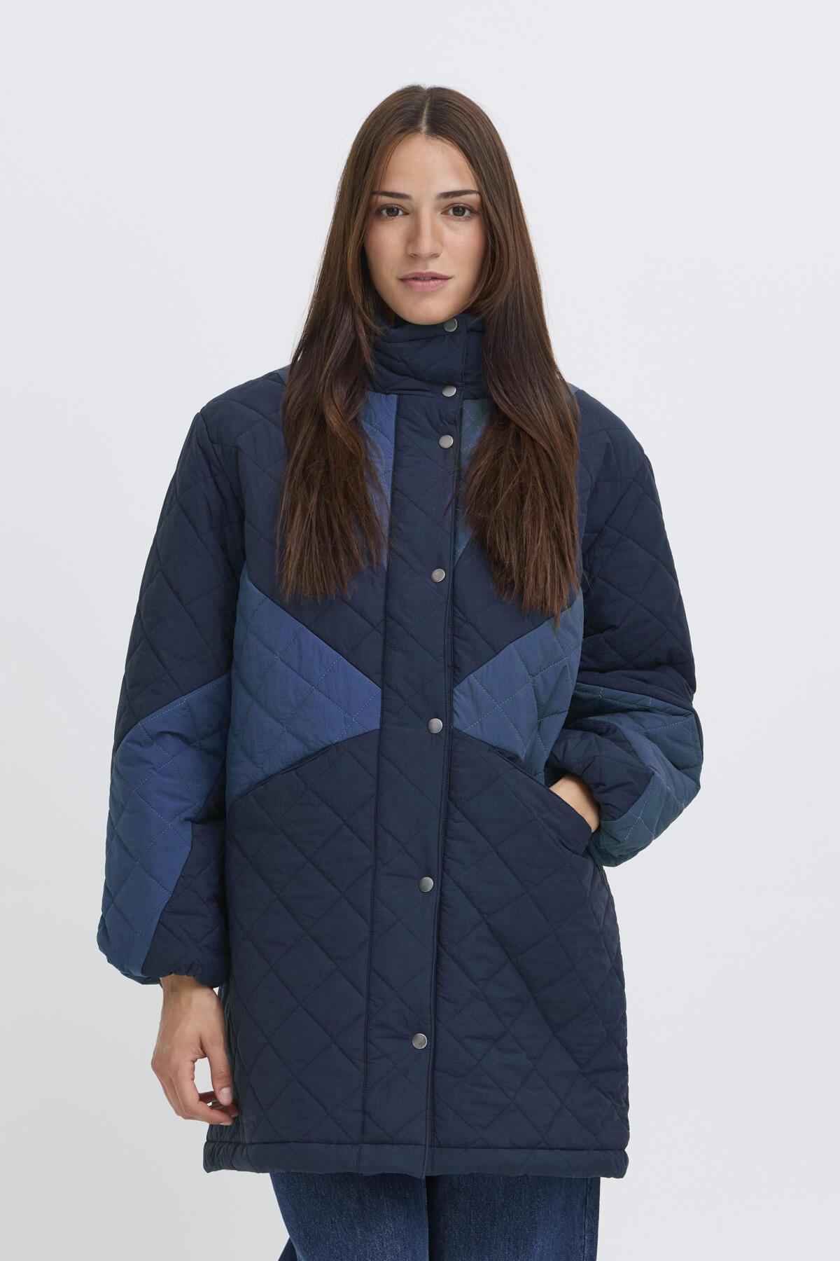 B.young BYBOCCI Mix Coat-Coats & Jackets-White finn