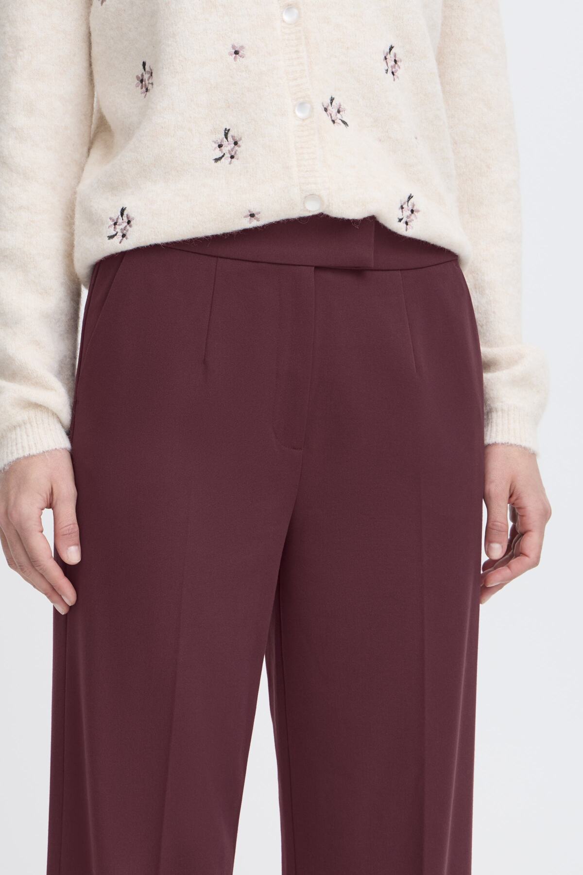 B.young BYELLAN Trousers-Trouser-White finn