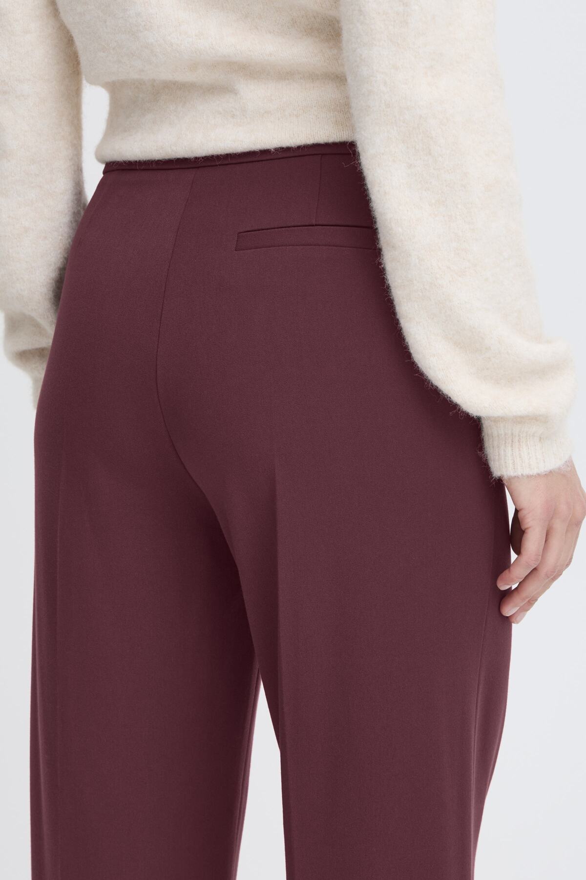 B.young BYELLAN Trousers-Trouser-White finn