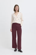 B.young BYELLAN Trousers-Trouser-White finn