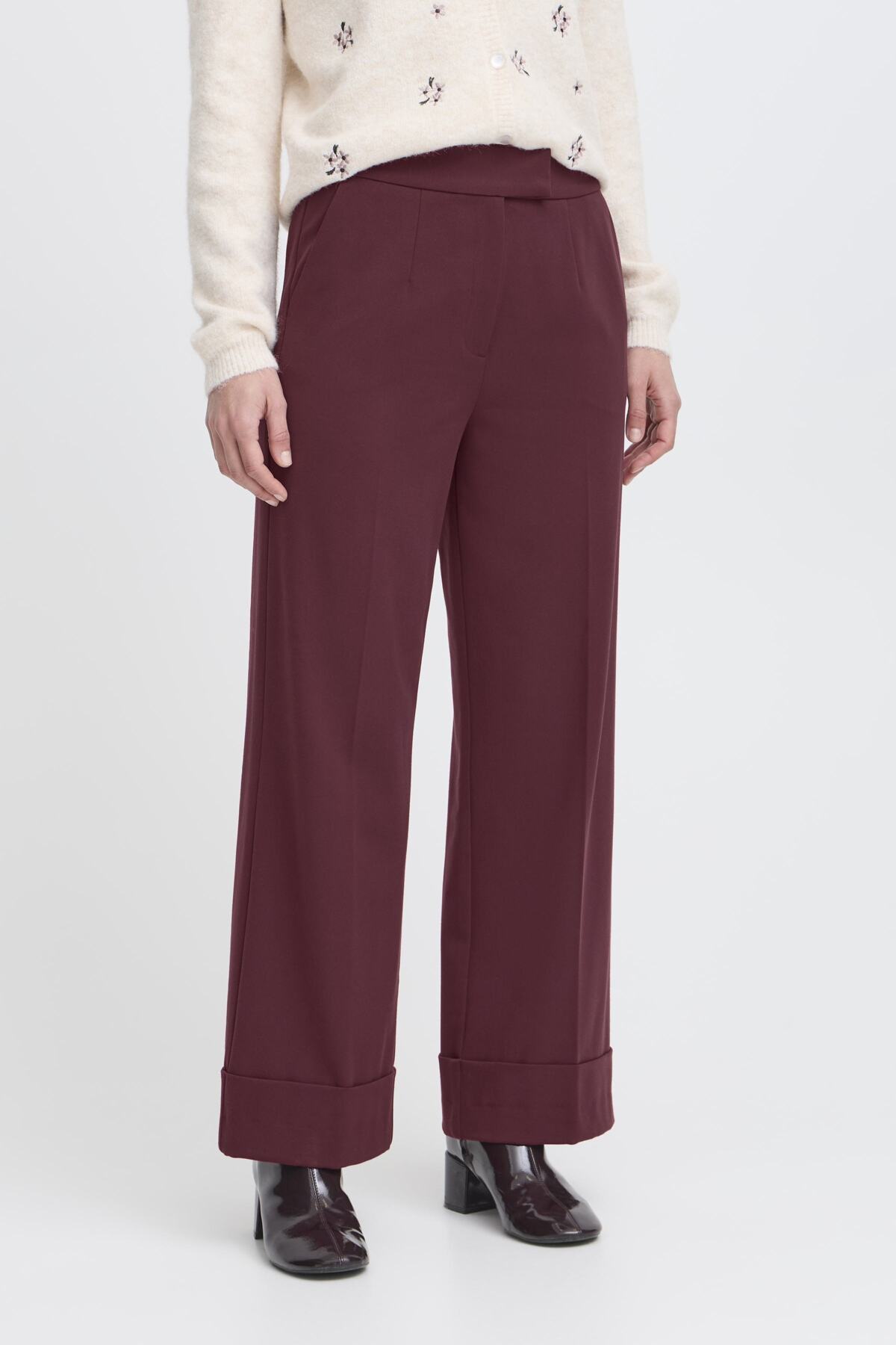 B.young BYELLAN Trousers-Trouser-White finn