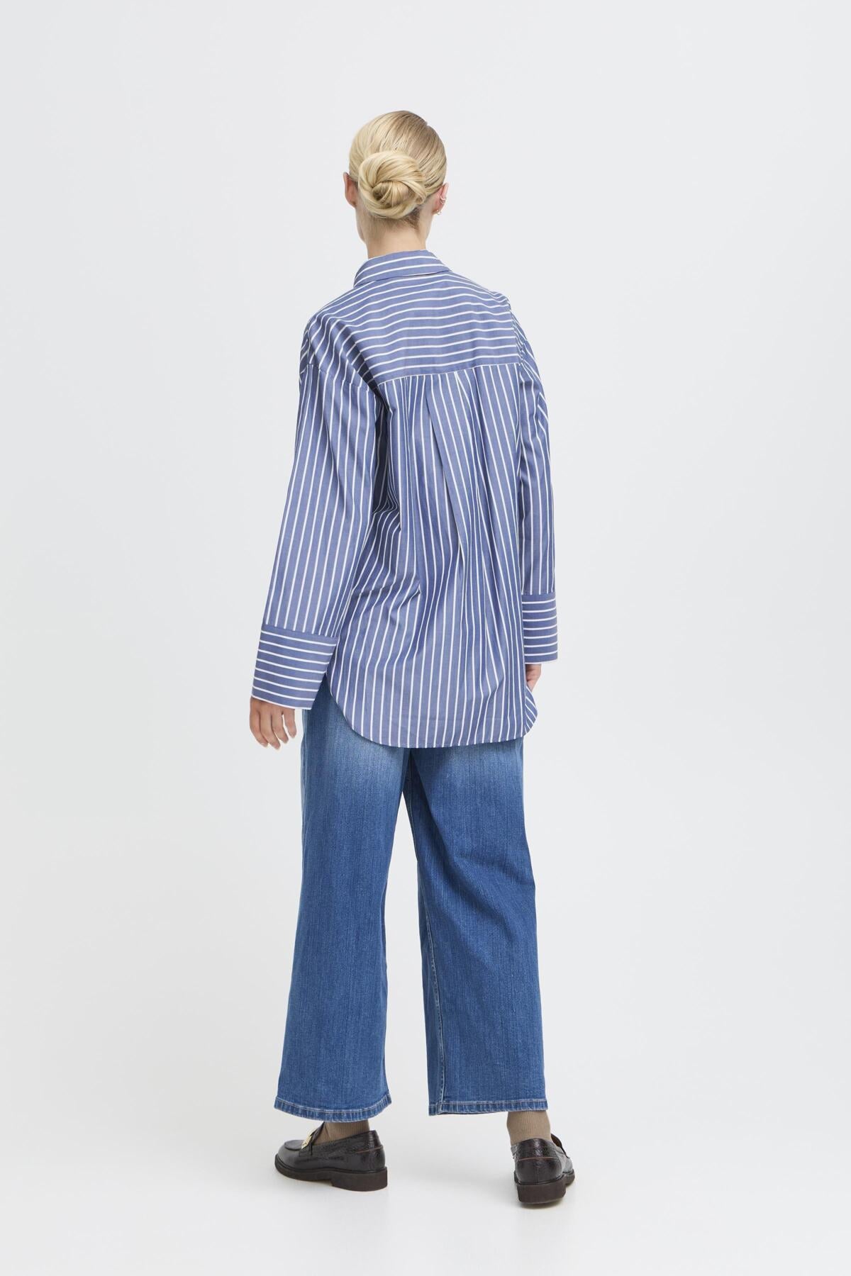 B.young BYFIRAS flower Shirt-Shirts-White finn