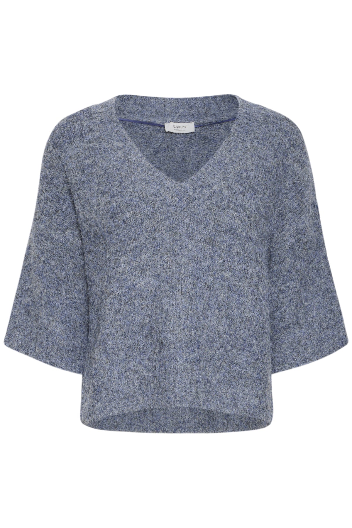 B.young BYMILLERS Short Sleeve Jumper-Knitwear-White finn