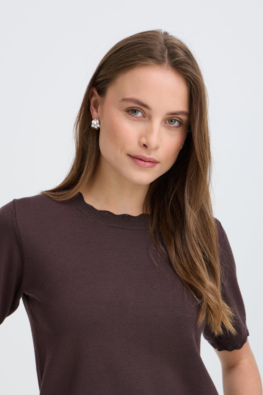 B.young BYMMORLA Lurex Short Sleeve Jumper
