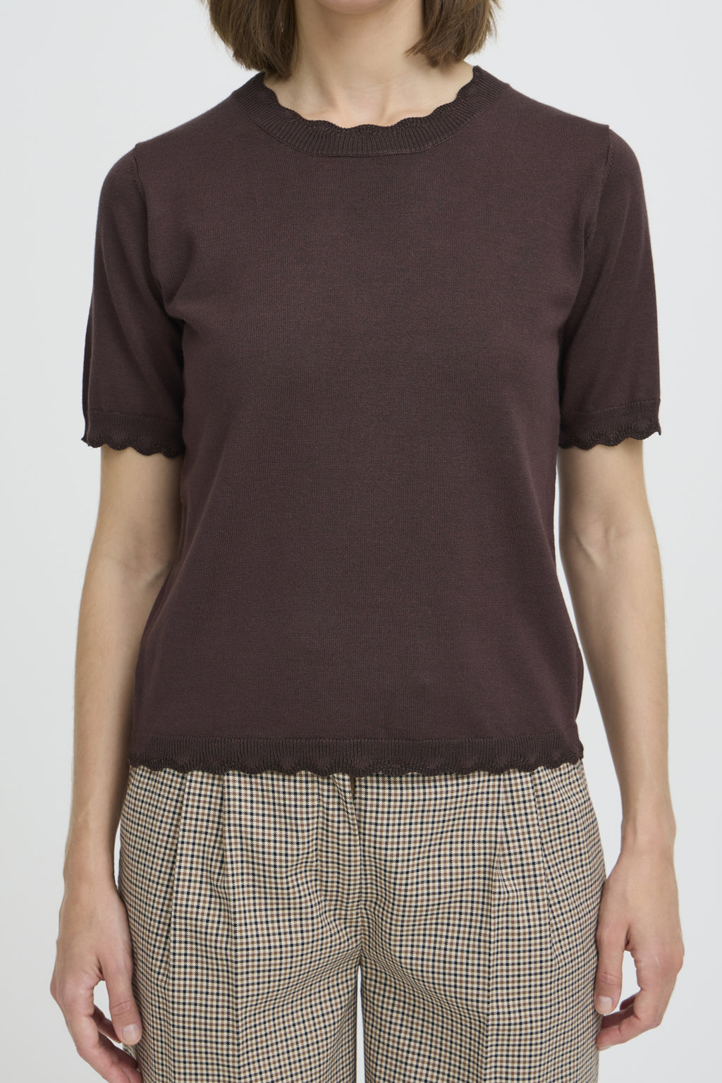 B.young BYMMORLA Lurex Short Sleeve Jumper