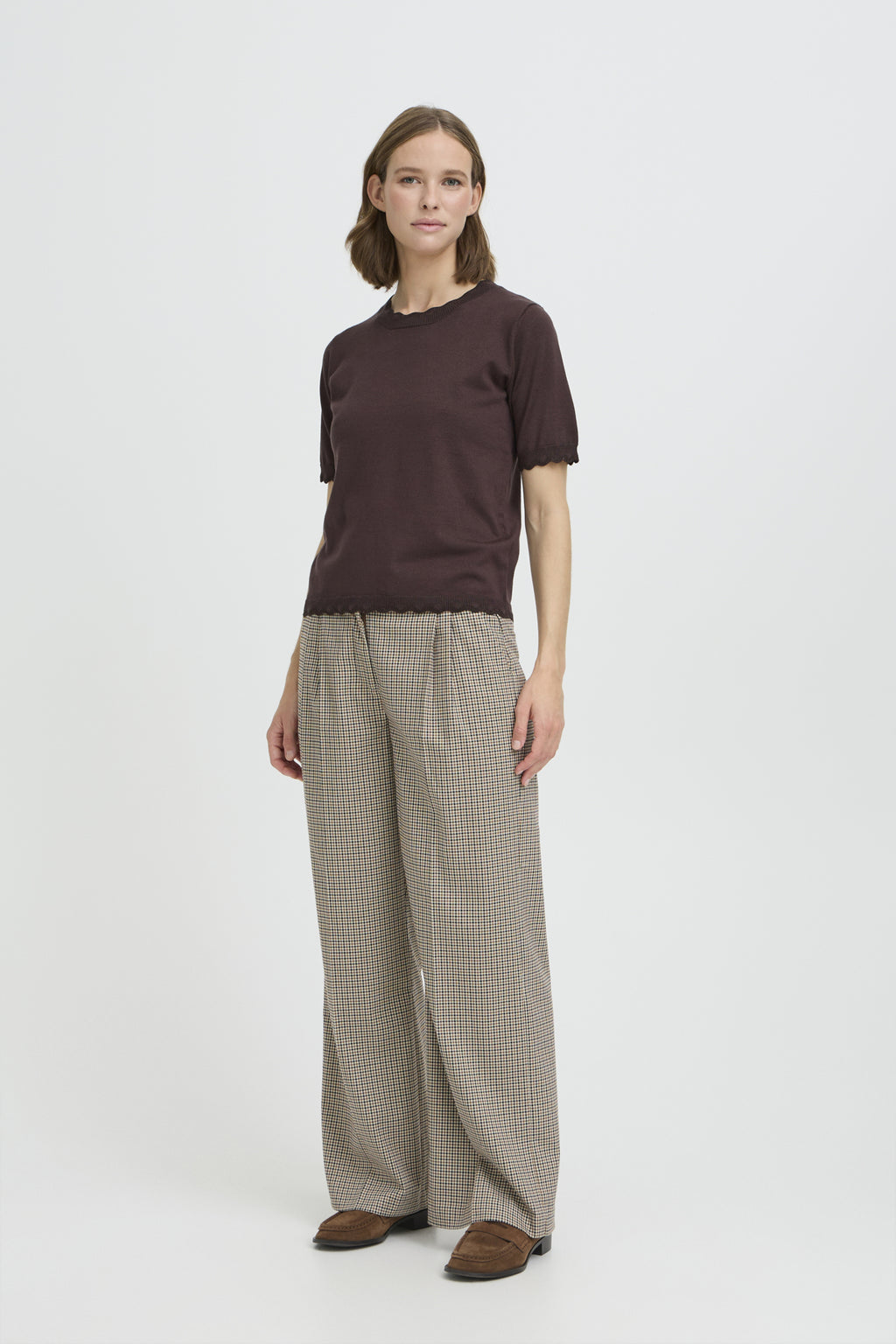 B.young BYMMORLA Lurex Short Sleeve Jumper