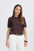 B.young BYMMORLA Lurex Short Sleeve Jumper