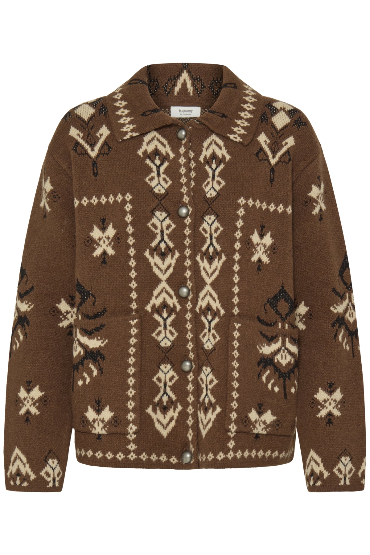 B.young BYORLI Jacquard Cardigan