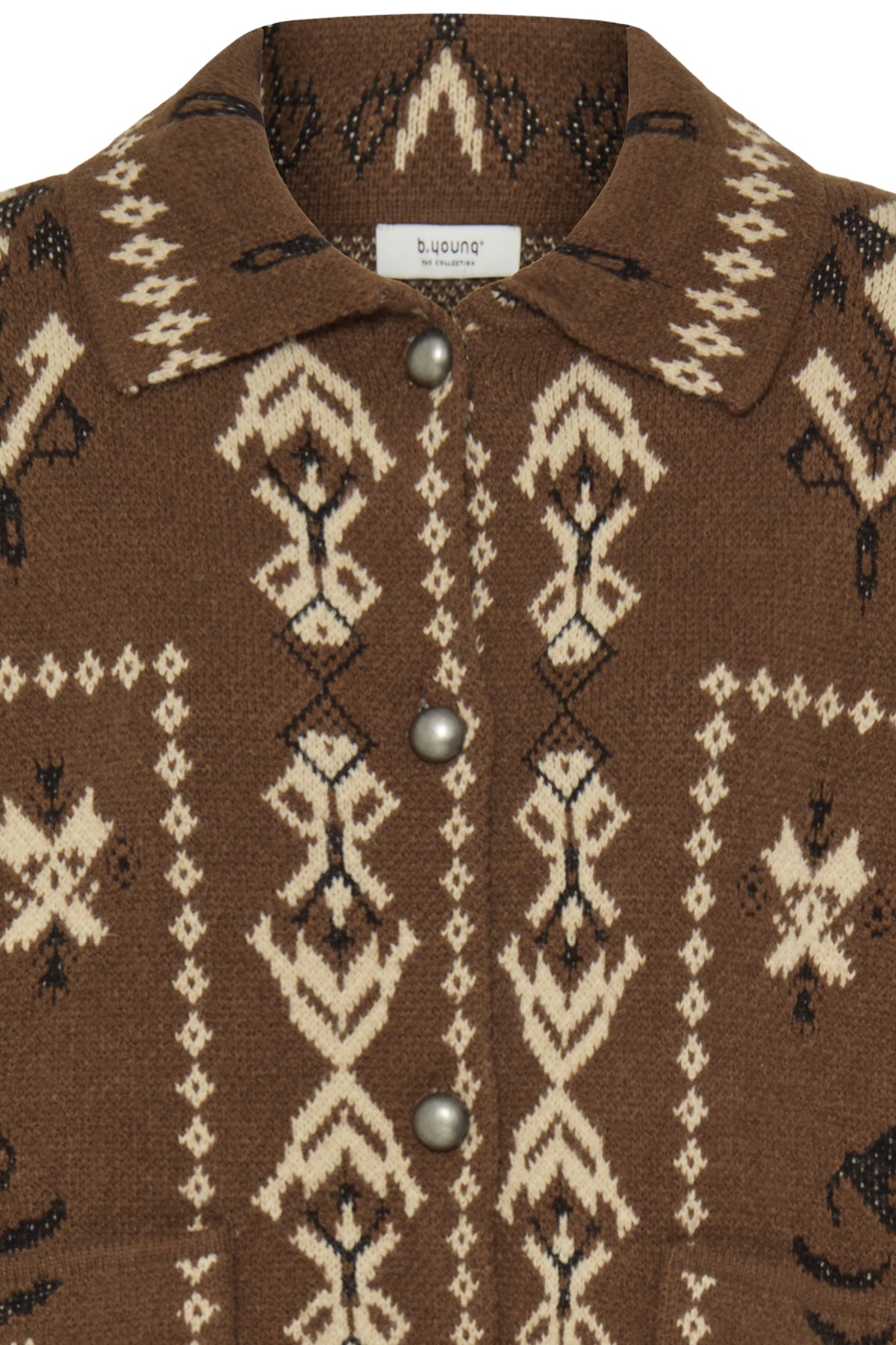 B.young BYORLI Jacquard Cardigan