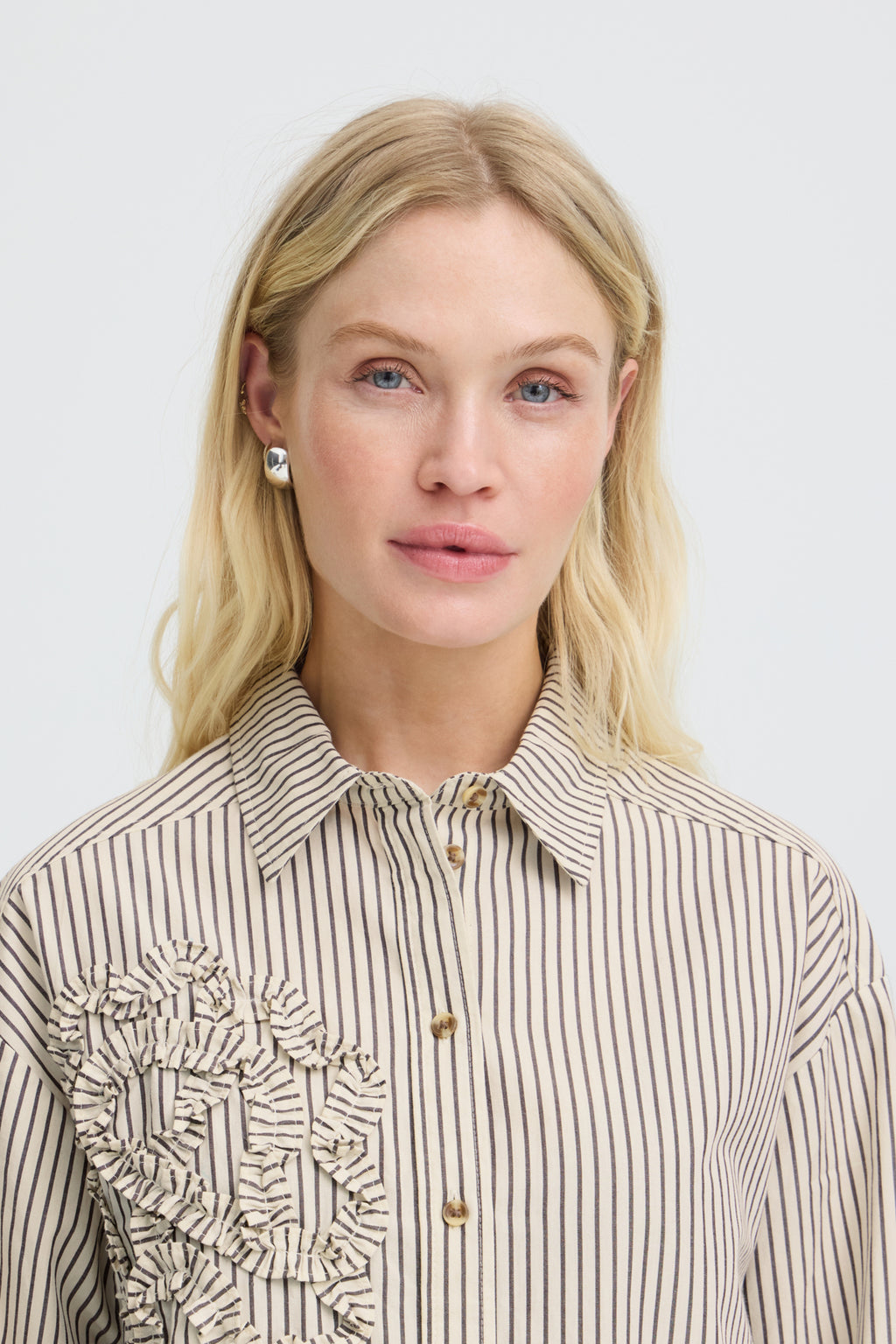B.young BYJESIO Frill Detail Shirt