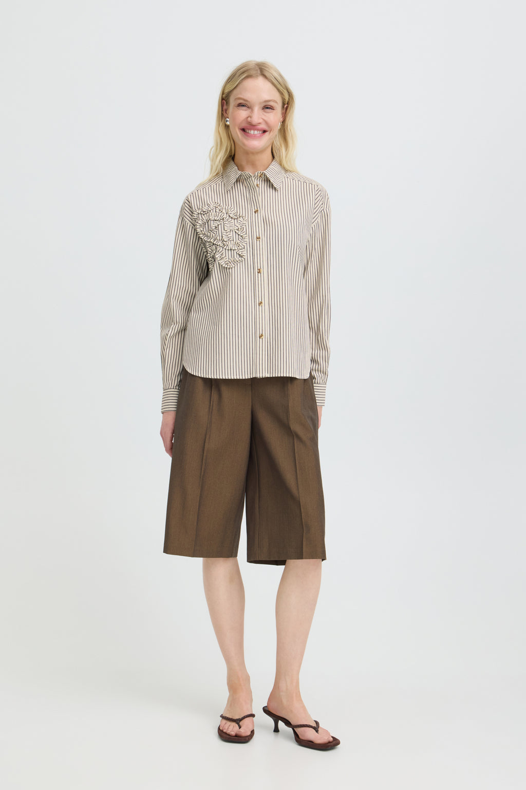 B.young BYJESIO Frill Detail Shirt