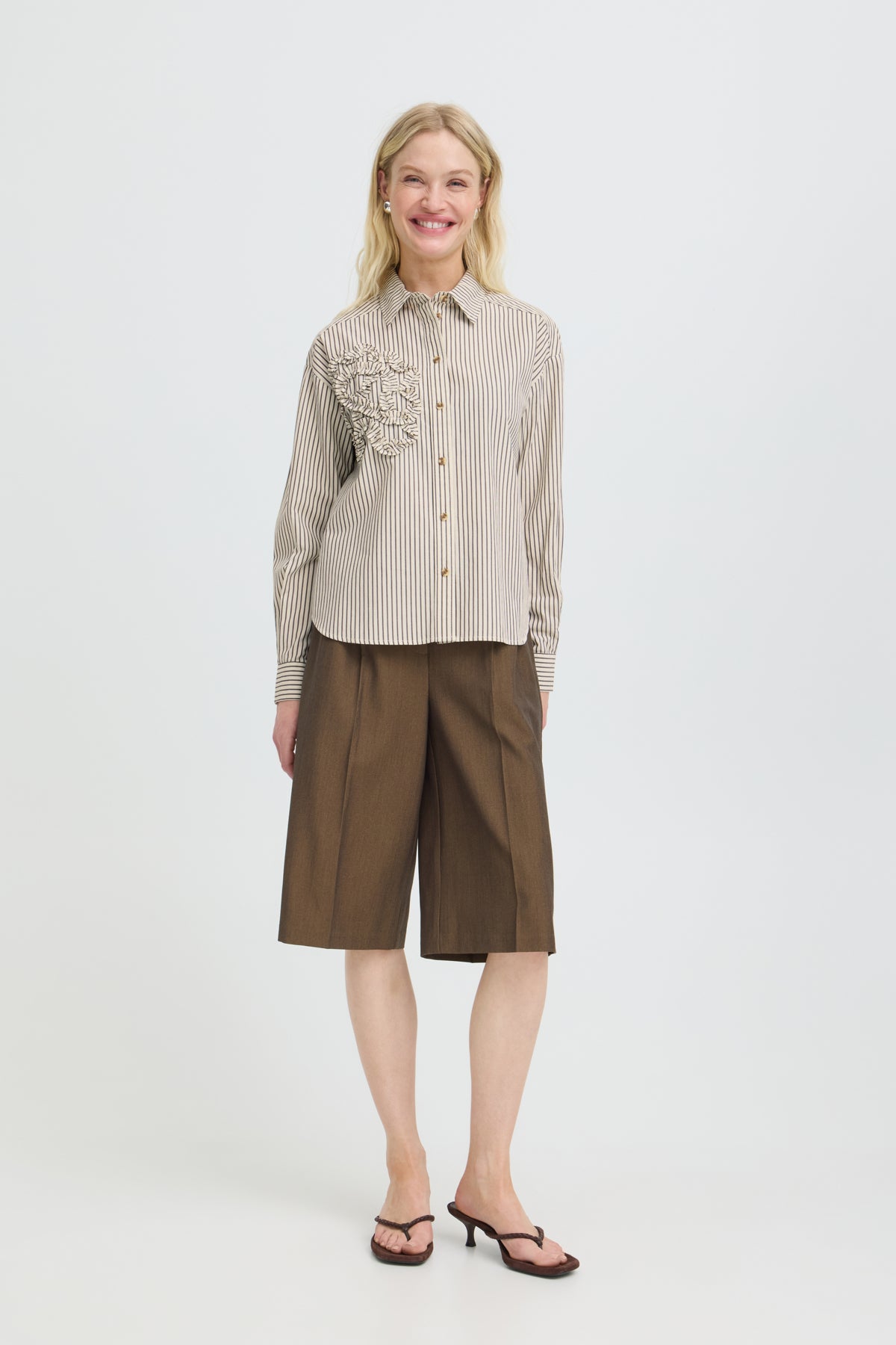 B.young BYJESIO Frill Detail Shirt