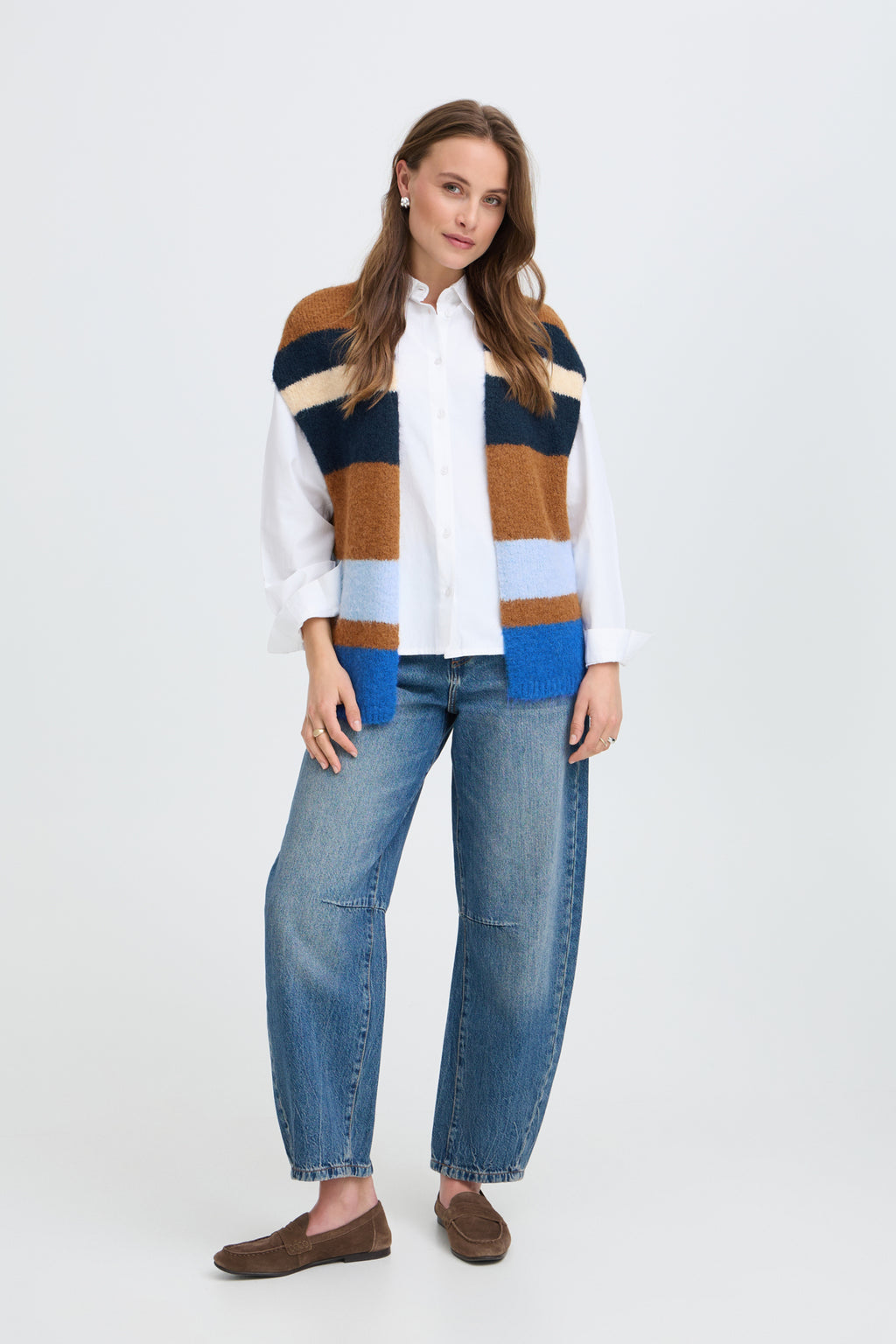 B.young BYMILLERS Stripe Cardigan