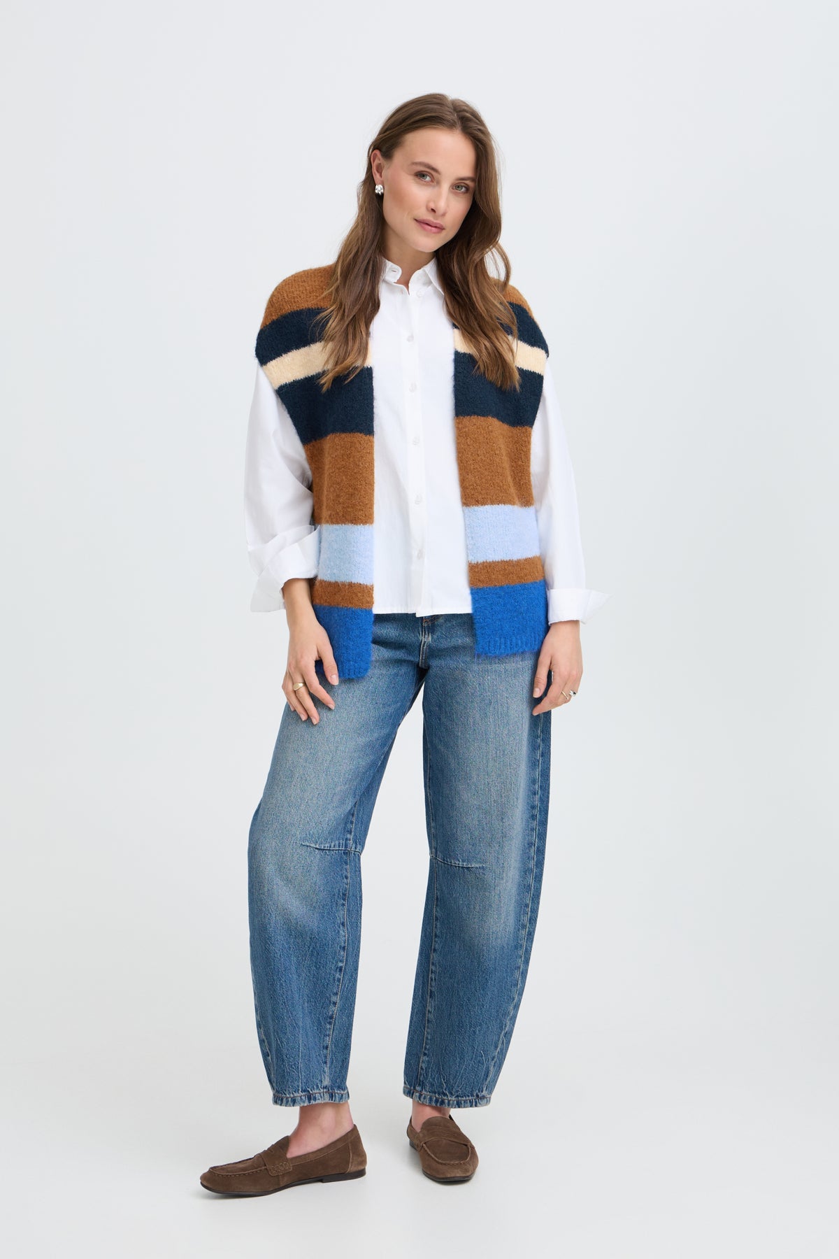 B.young BYMILLERS Stripe Cardigan