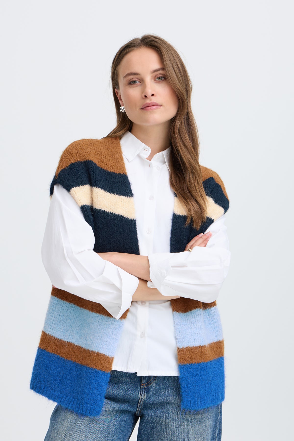 B.young BYMILLERS Stripe Cardigan