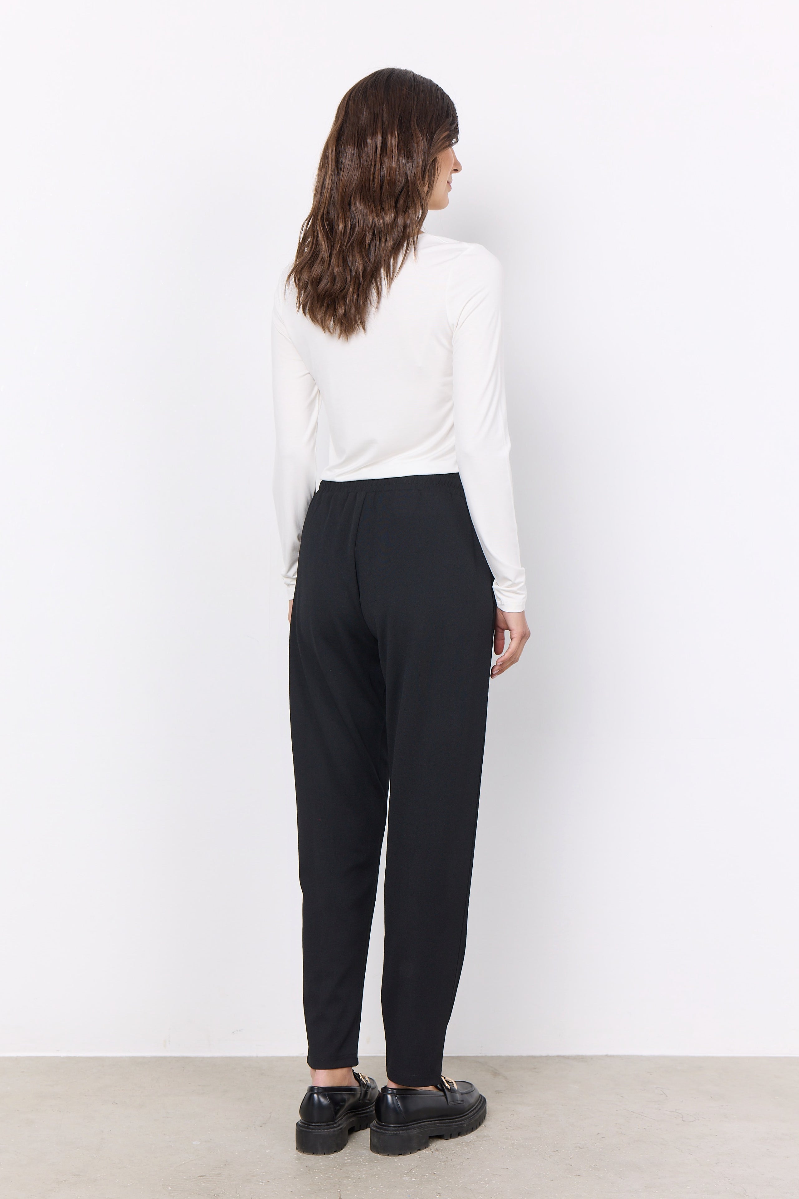 Soya Concept SC-SIHAM 1 Trousers-Trousers-White finn
