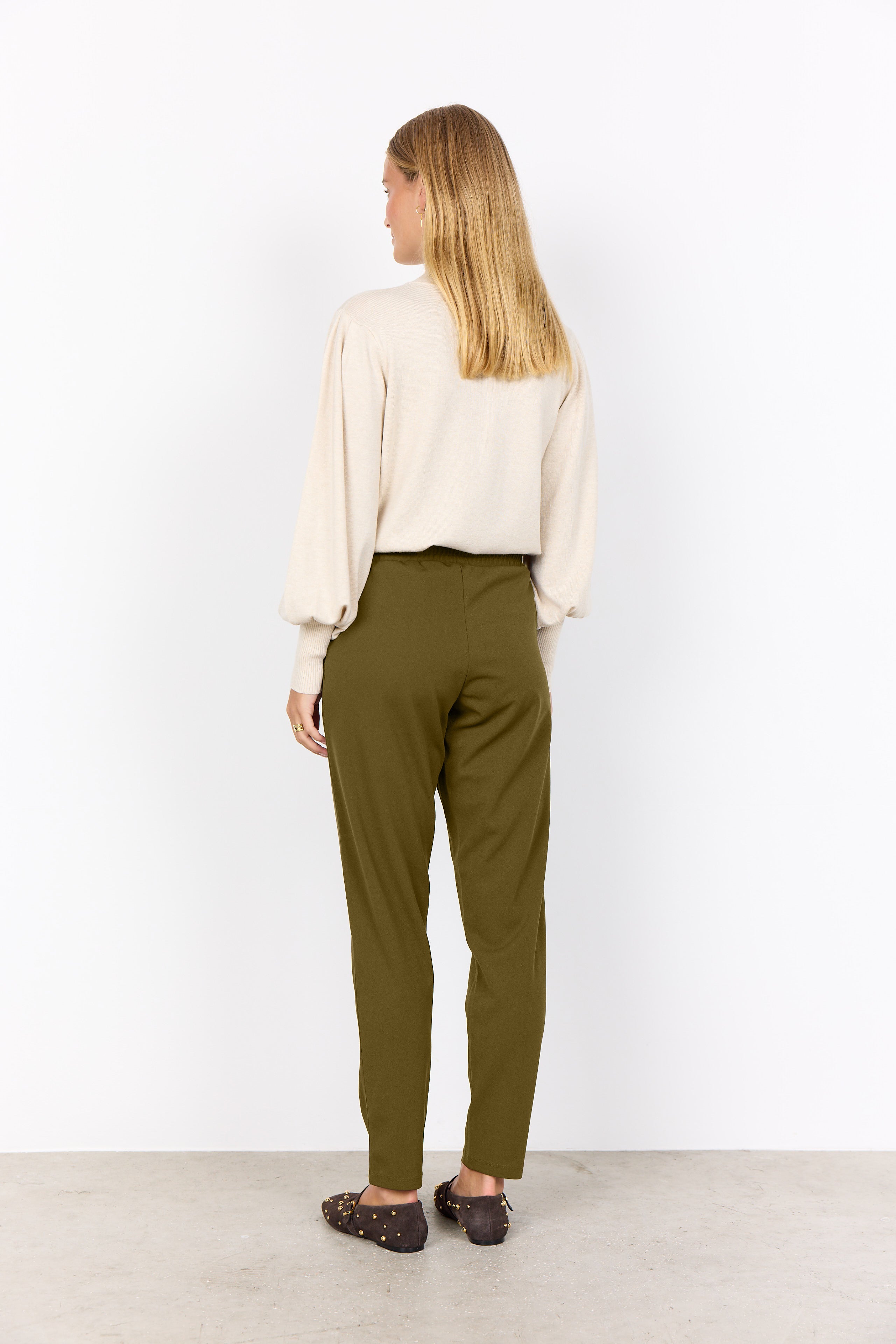 Soya Concept SC-SIHAM 1 Trousers-Trousers-White finn