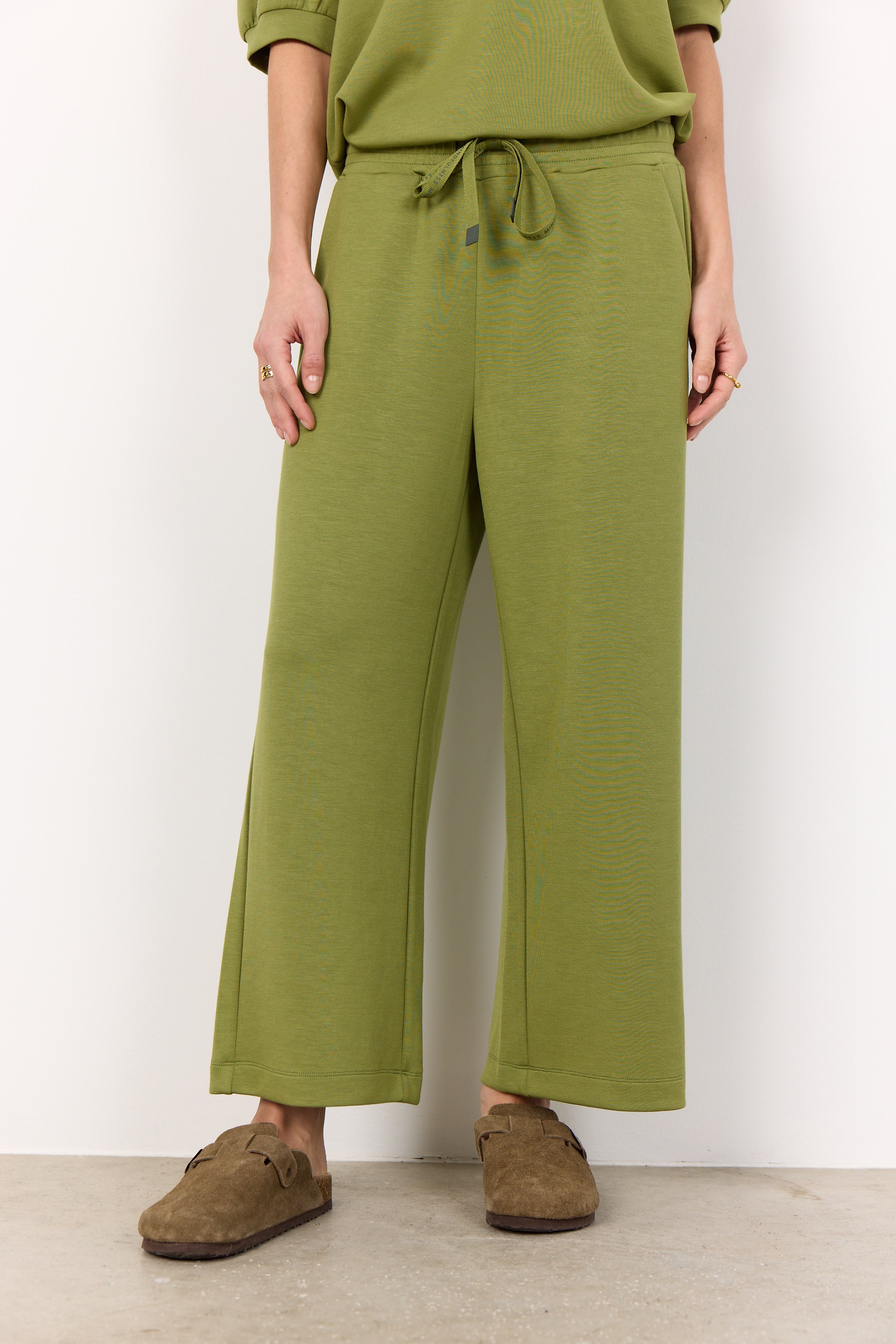 Soya Concept BANU 26 Cropped Jogger-Pants-White finn