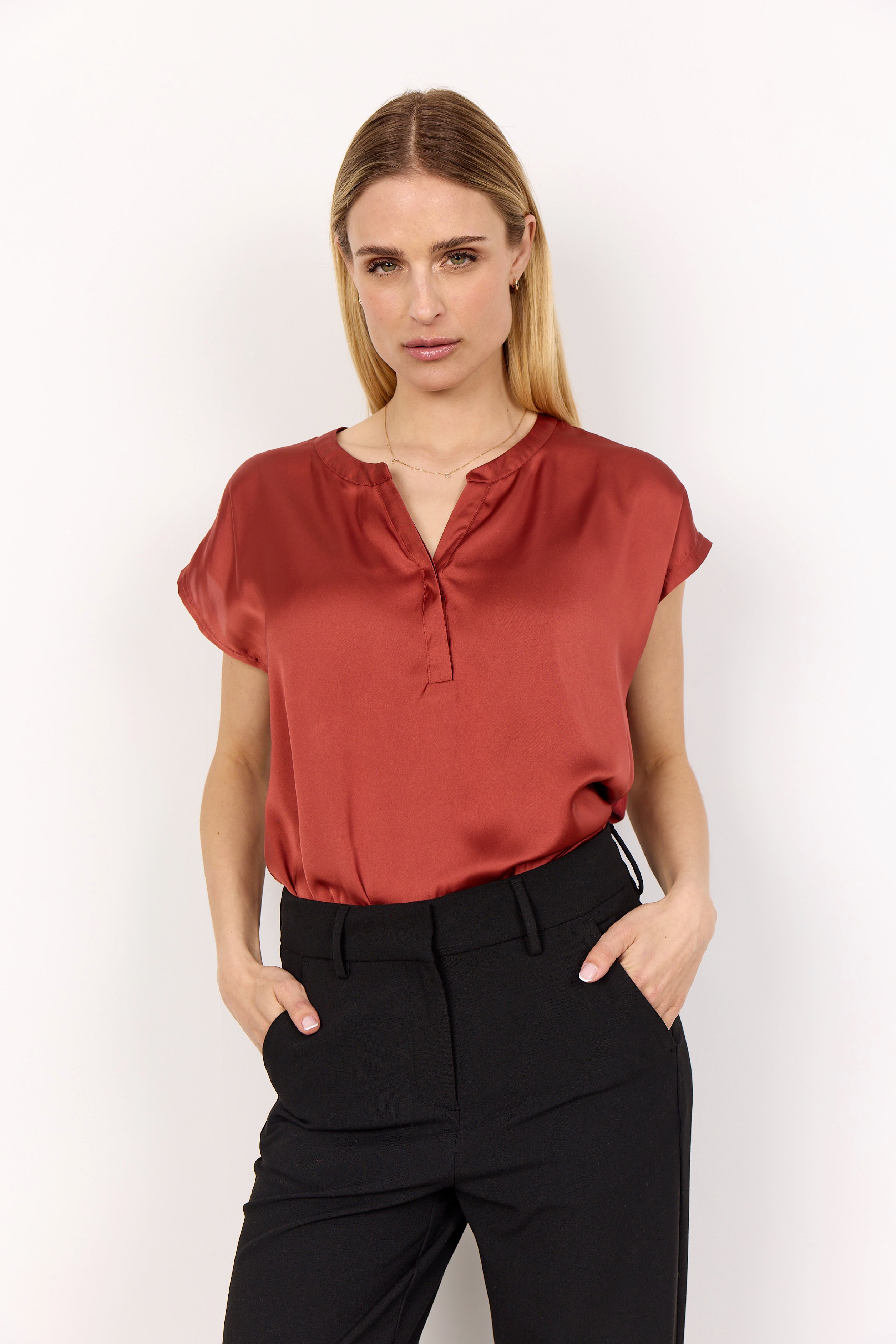 Soya Concept SC-THILDE 43 Top-Blouse-White finn