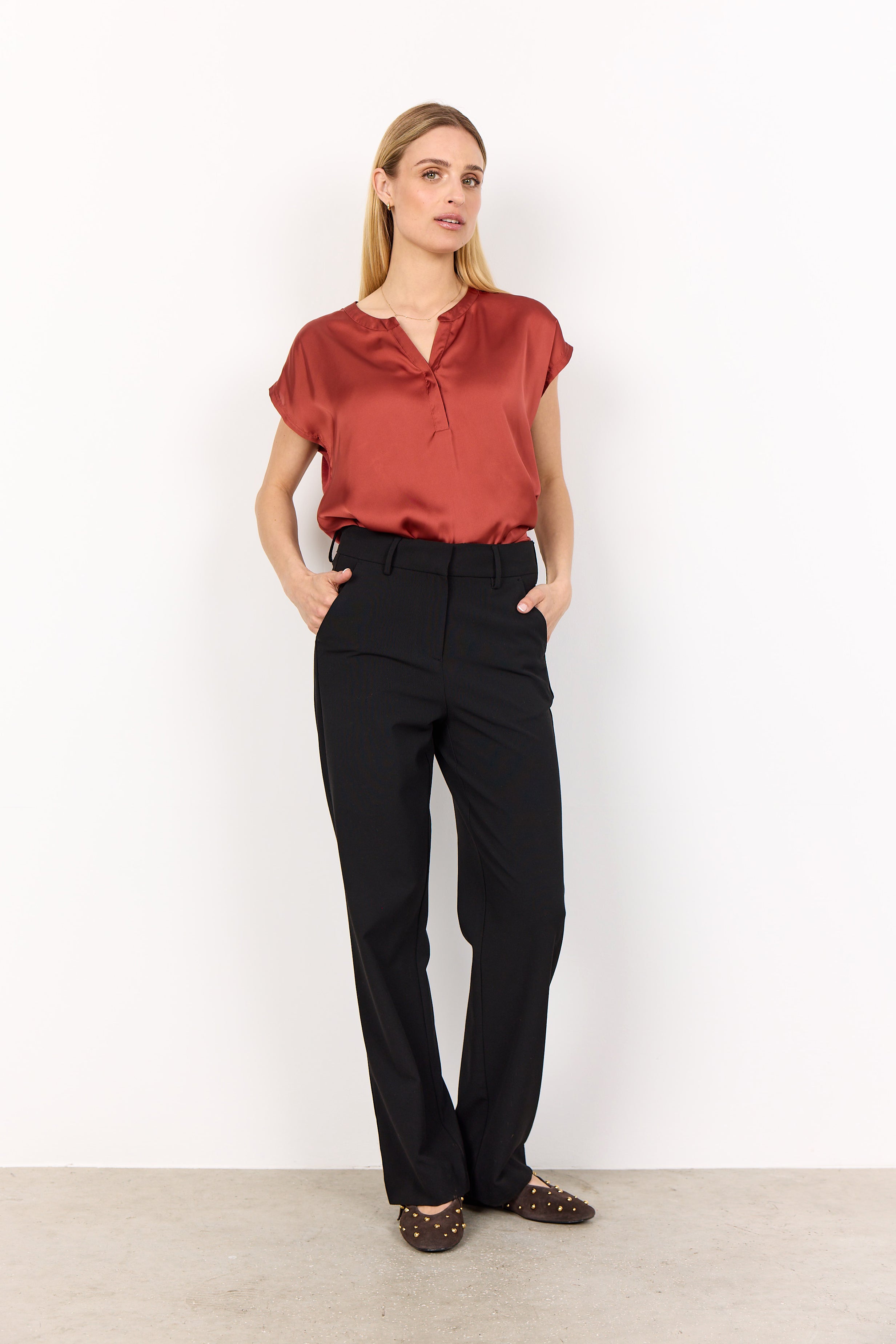 Soya Concept SC-THILDE 43 Top-Blouse-White finn