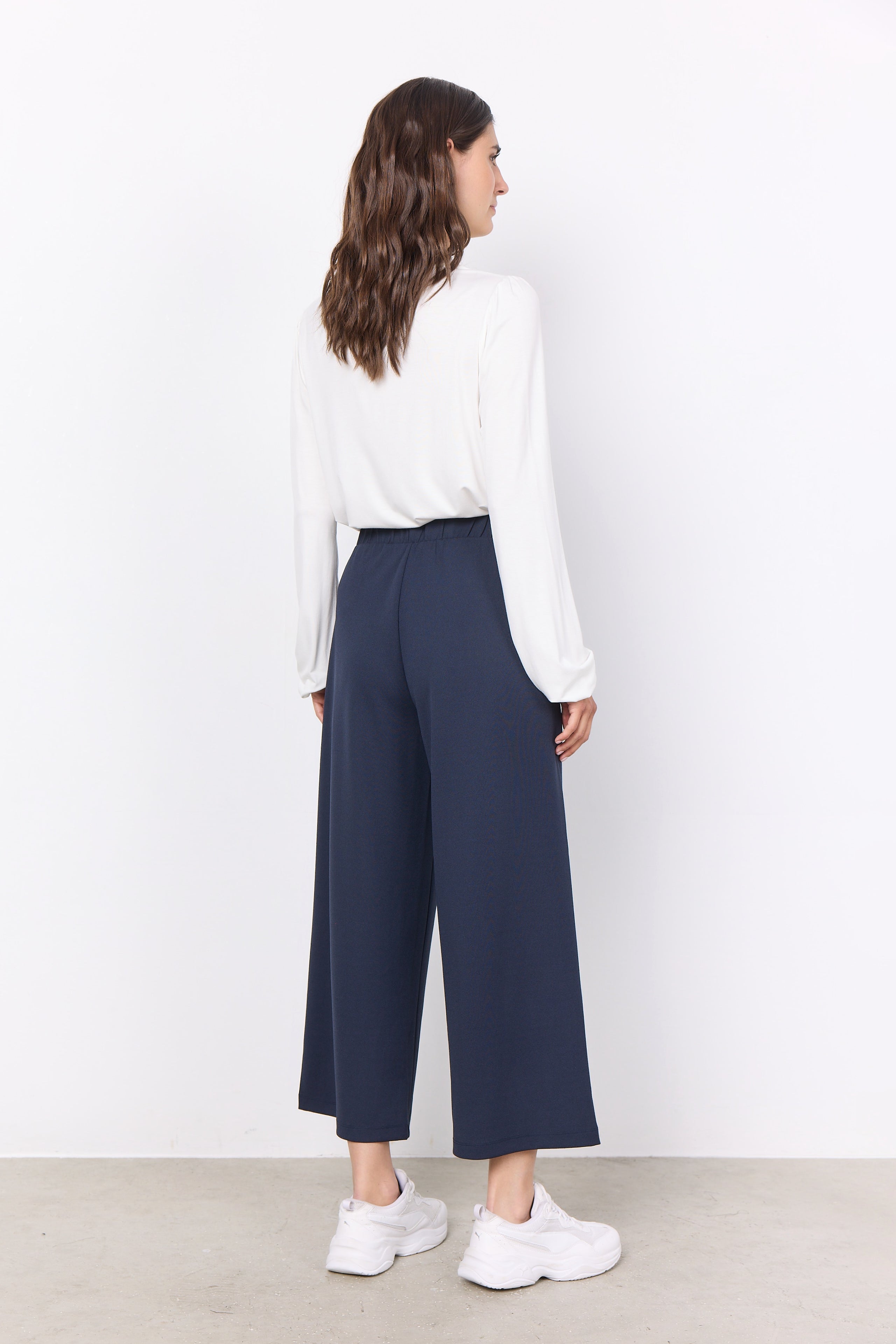 Soya Concept Siham 36 Trousers-Trousers-White finn
