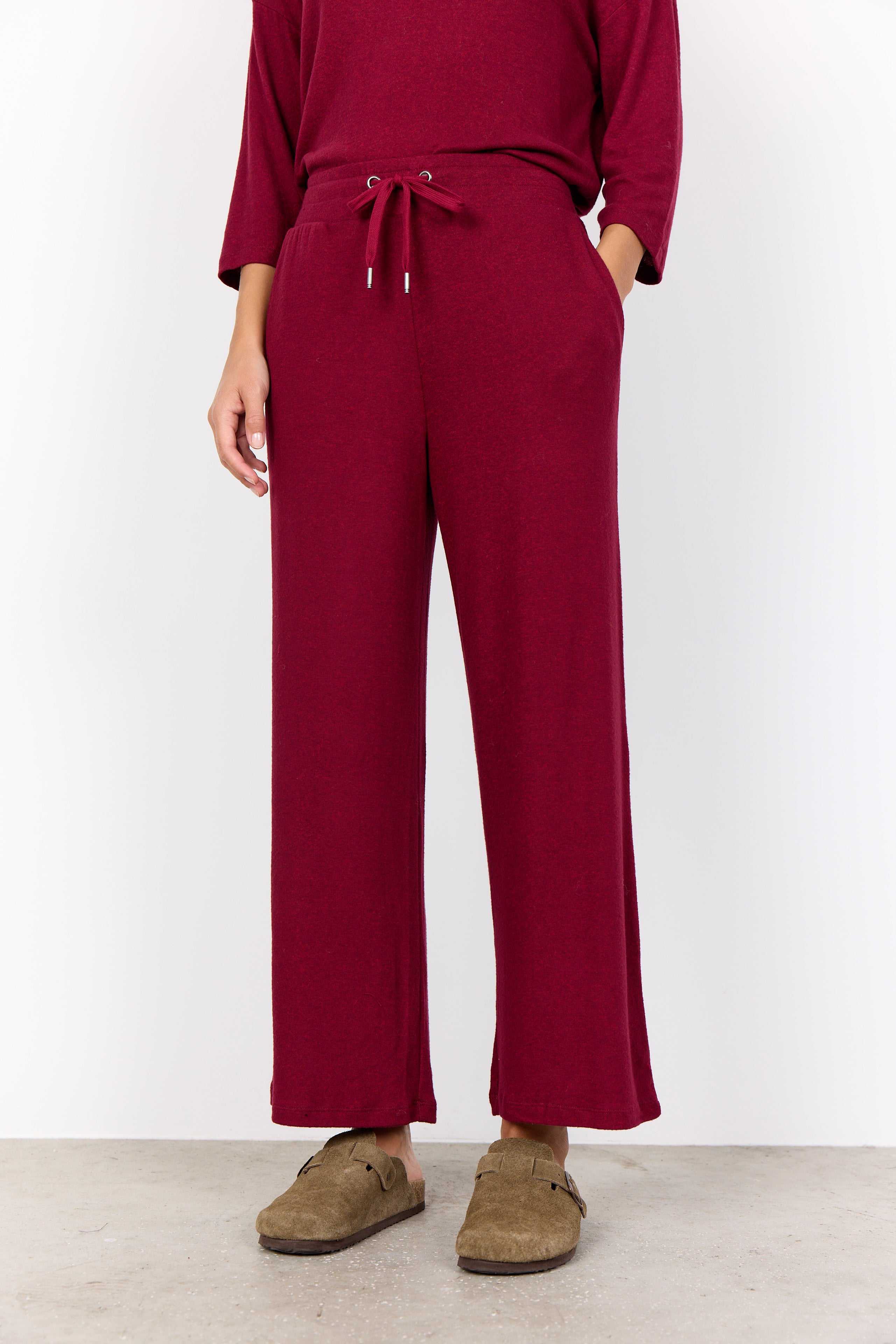 Soya Concept SC-BIARA 74 Jogger-Trousers-White finn