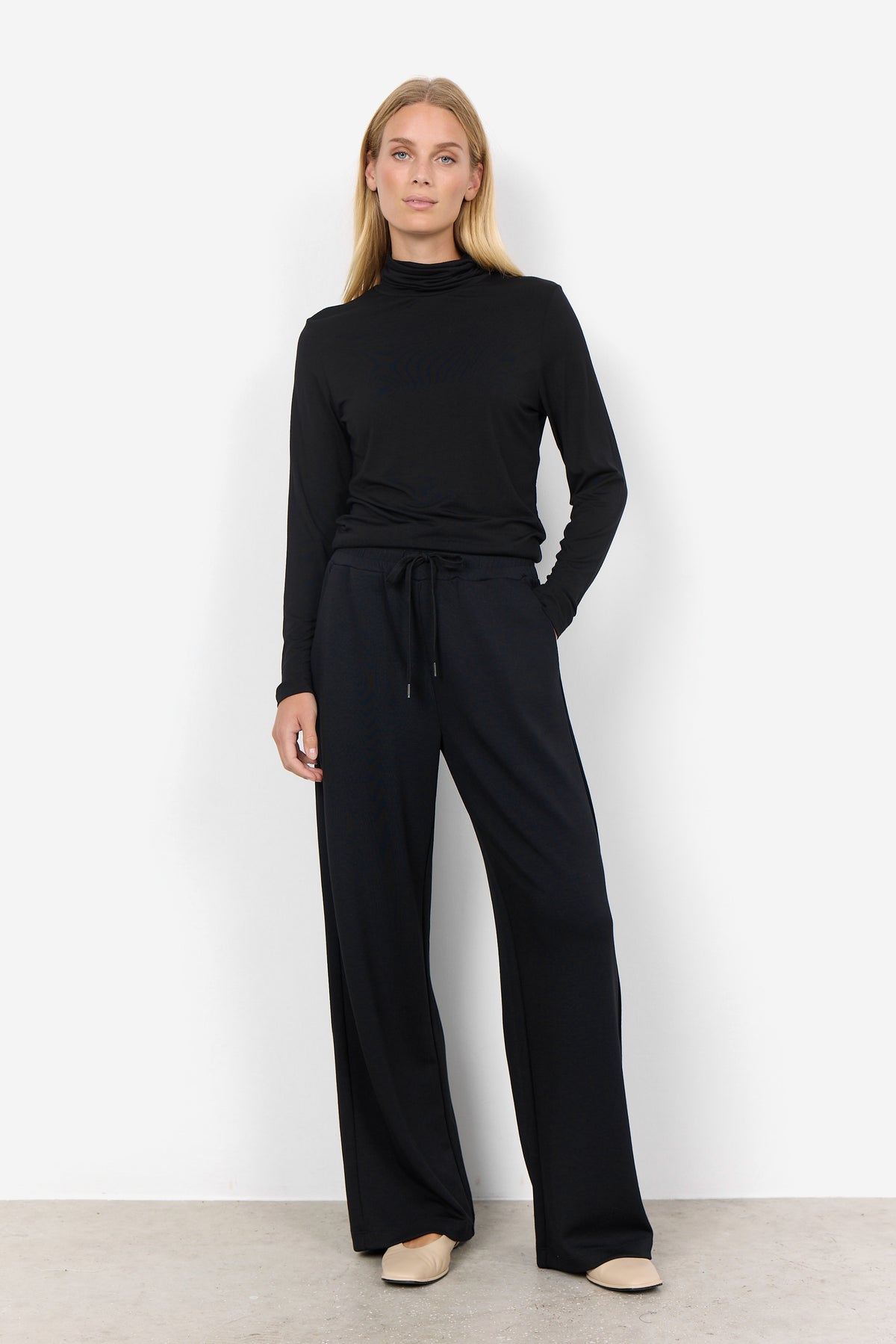 Soya Concept Banu 116 Trousers-Soya Concept-White finn