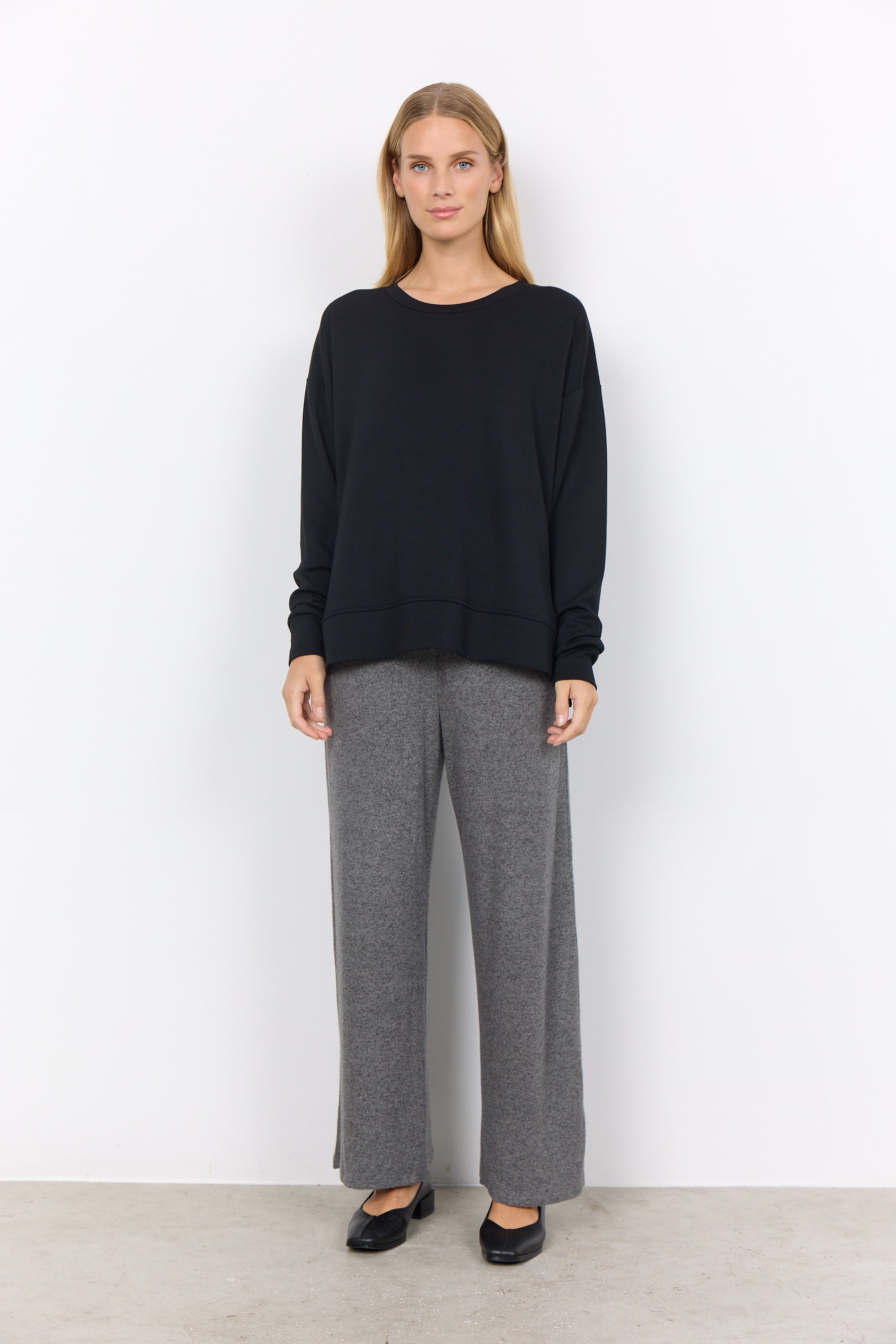 Soya Concept Banu 164 Sweatshirt-Shirts & Tops-White finn