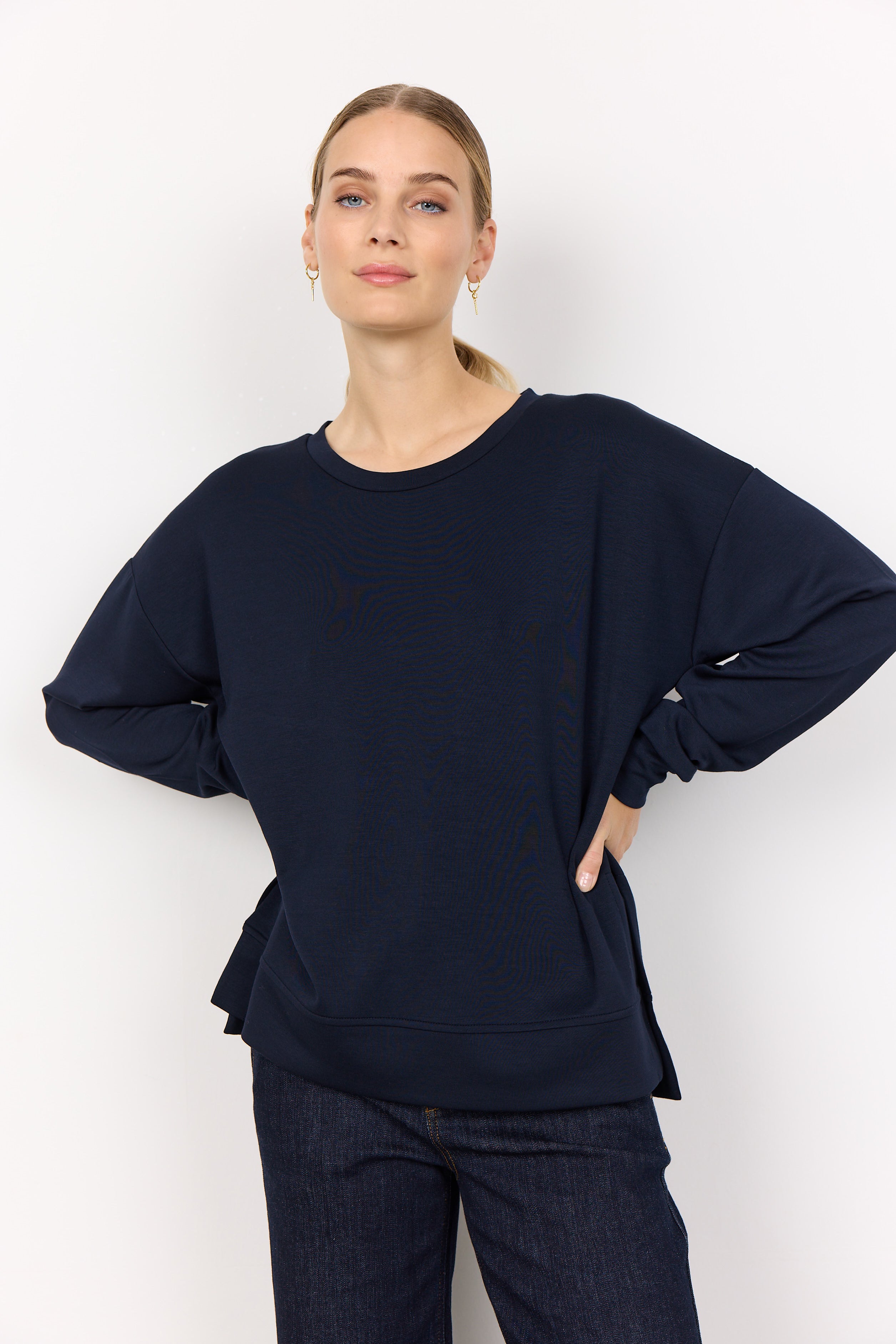 Soya Concept Banu 164 Sweatshirt-Shirts & Tops-XS-Black-