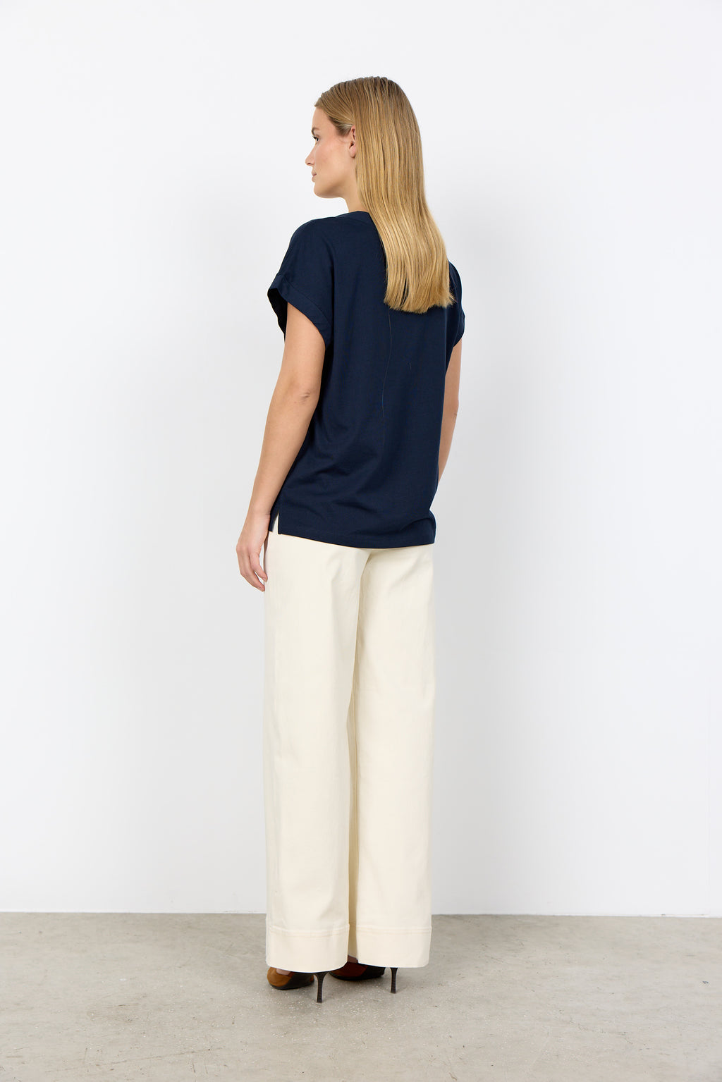 Soya Concept SC-DERBY 27 T-shirt-Soya Concept-White finn