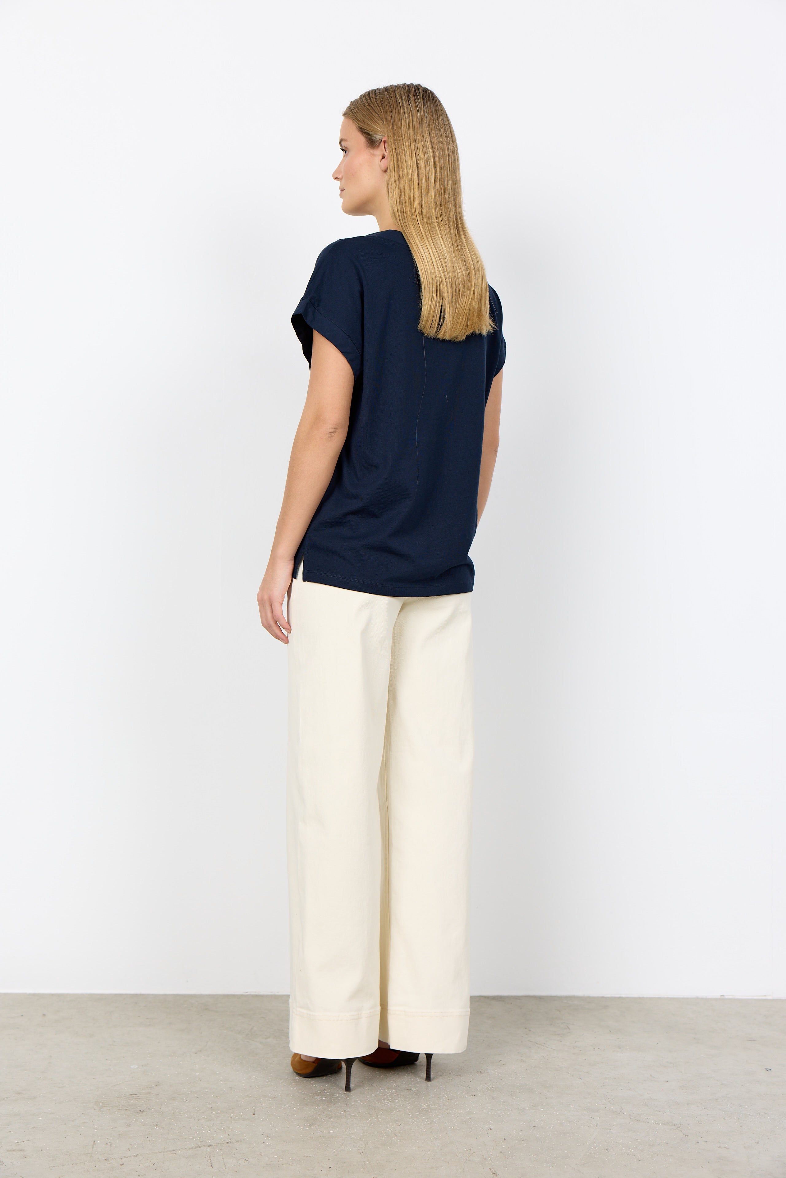 Soya Concept SC-DERBY 27 T-shirt-Soya Concept-White finn