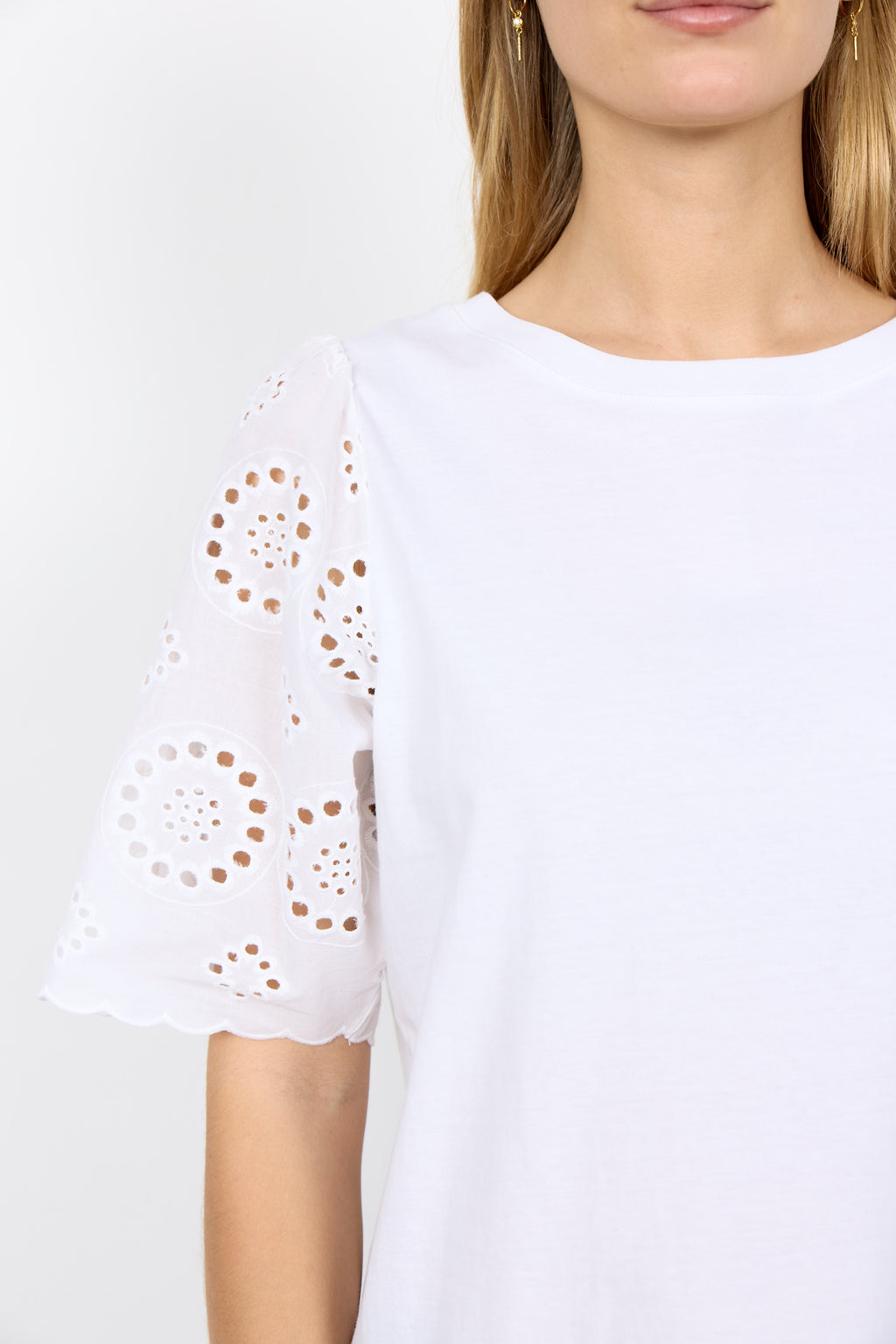 Soya Concept SC-Loraine 3 T-shirt-Soya Concept-White finn