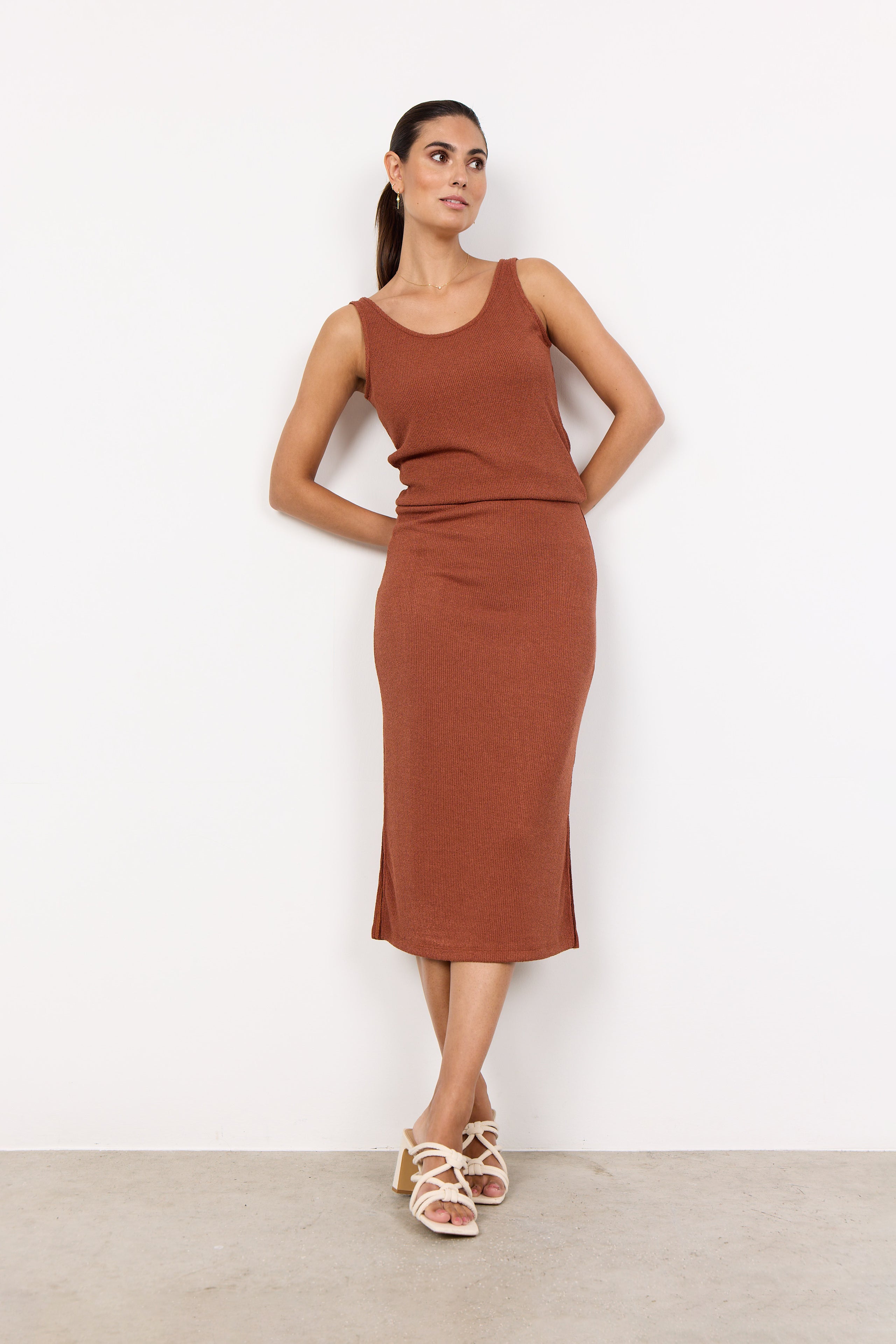 Soya Concept Delia 6 Skirt-Skirts-White finn