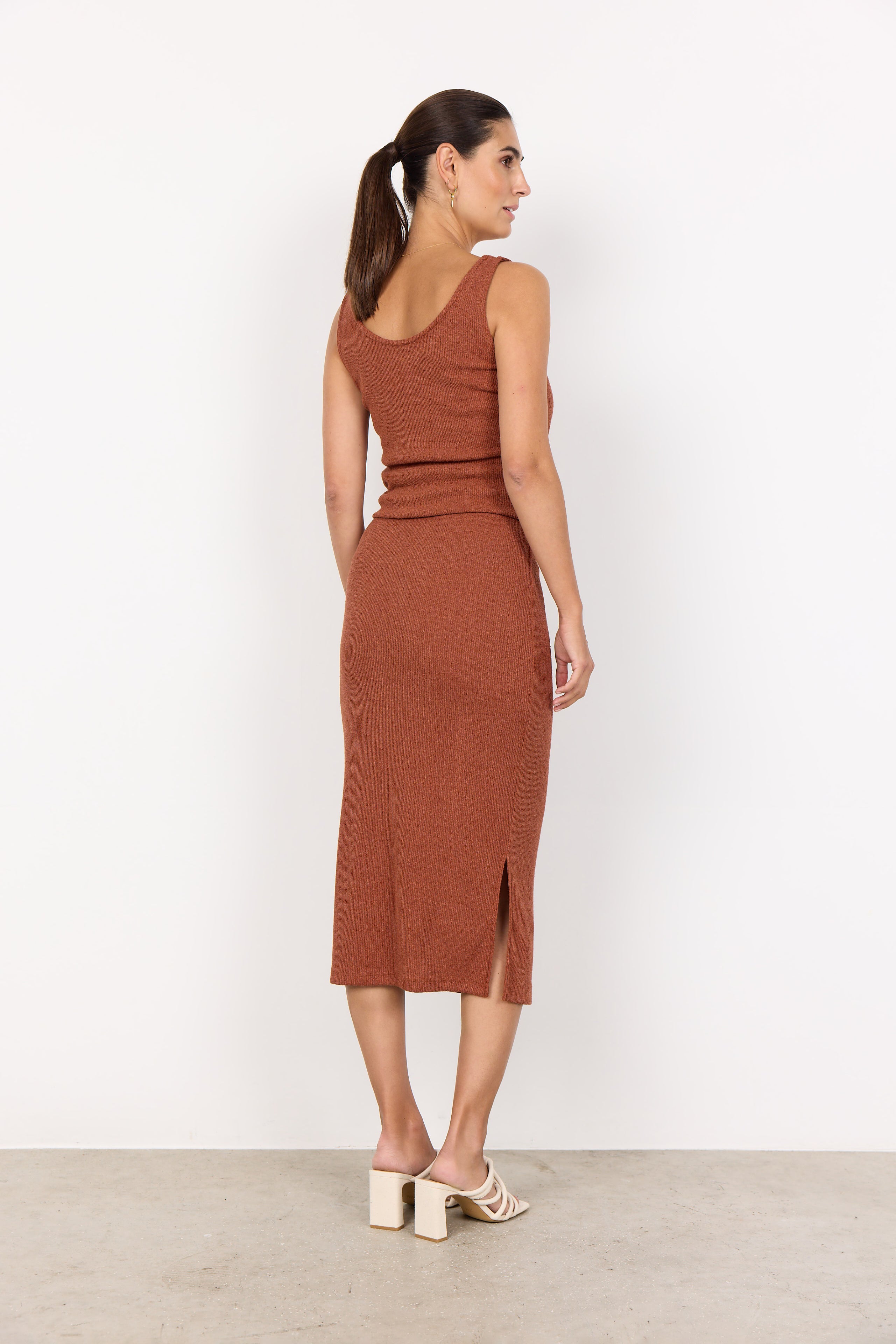 Soya Concept Delia 6 Skirt-Skirts-White finn