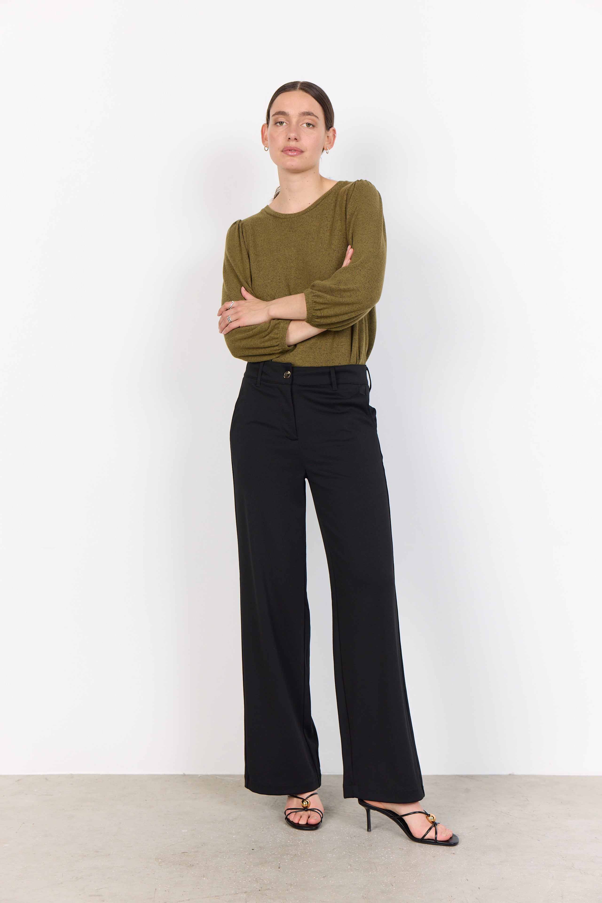 Soya Concept SC-BIARA 116 Long Sleeve Top-Top-White finn