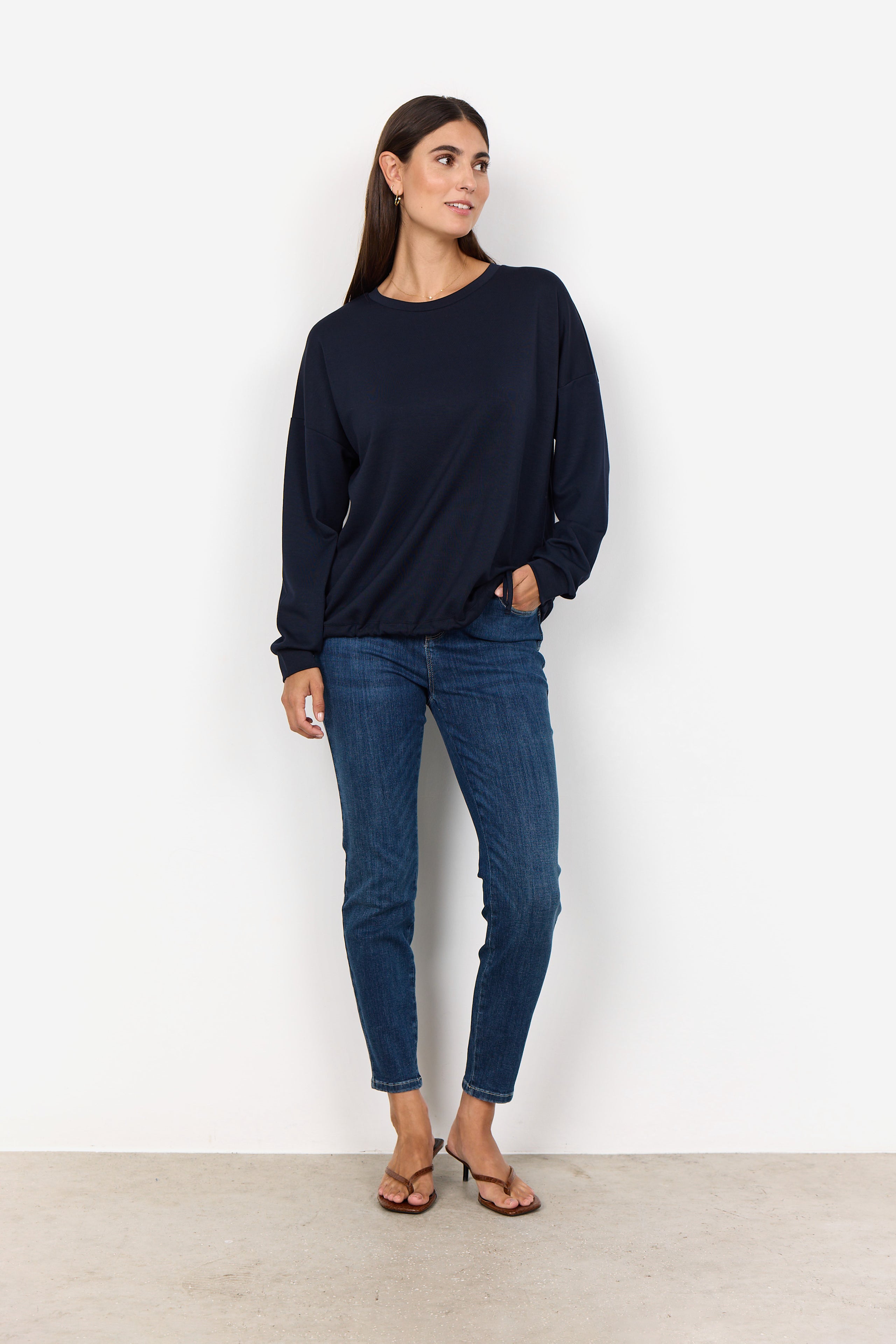 Soya Concept BANU 212 Jumper-Sweatshirts-White finn